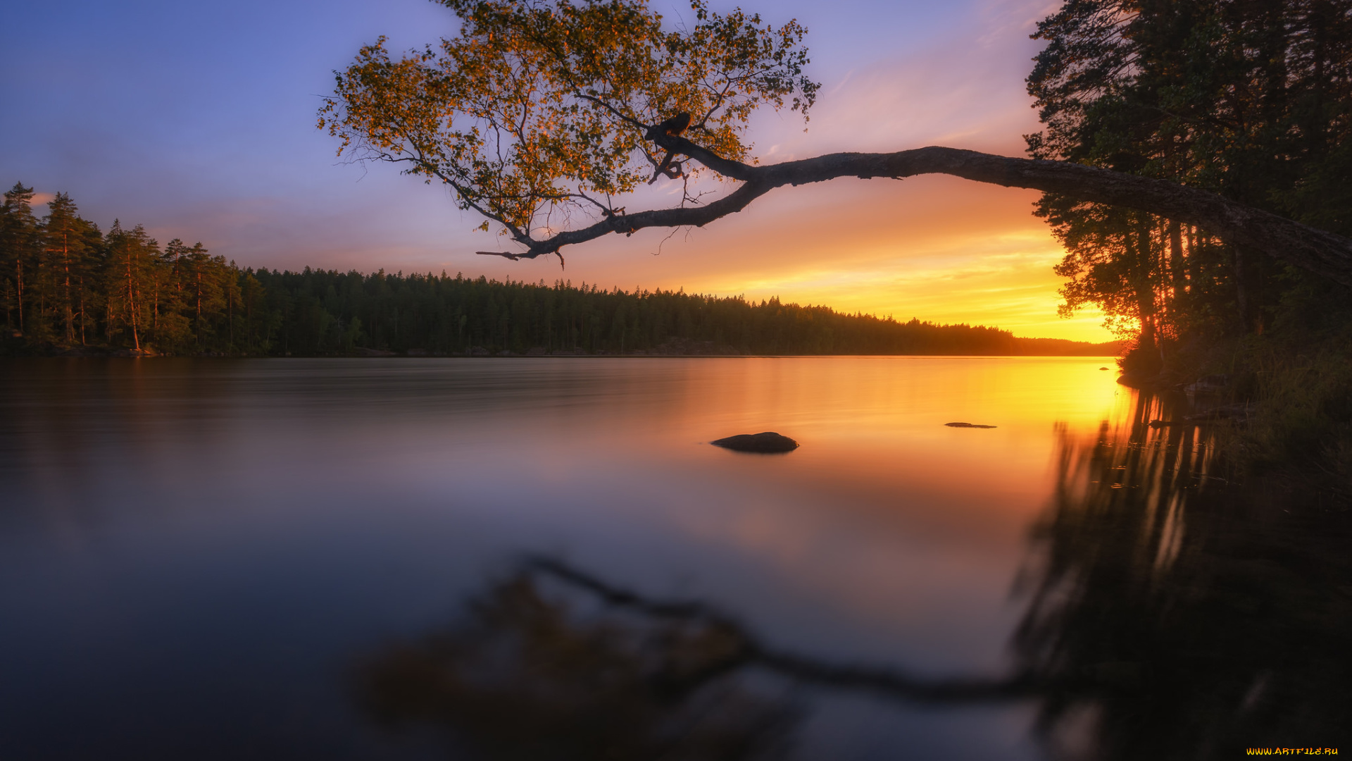 природа, восходы, закаты, простор