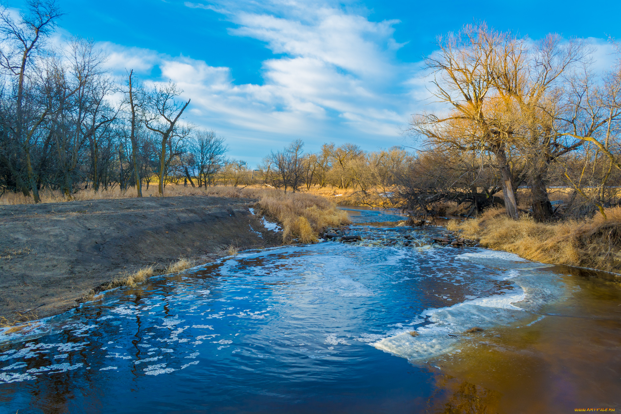 природа, реки, озера, простор