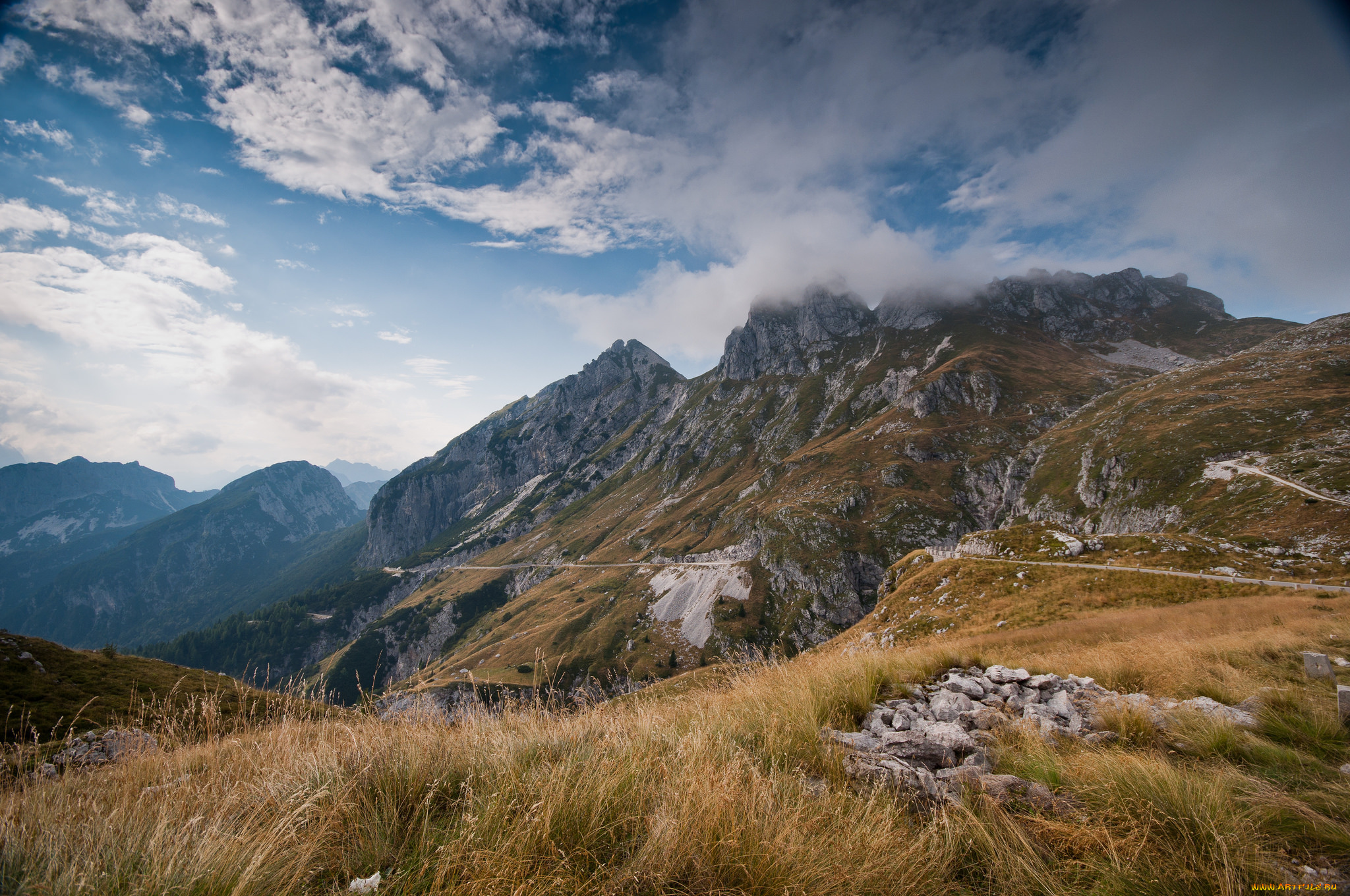 природа, горы, простор