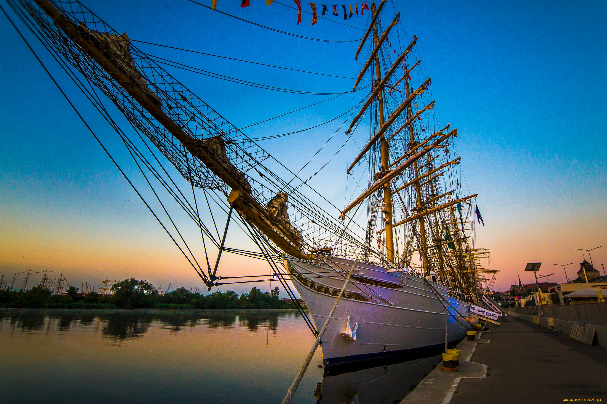 корабли, парусники, паруса, мачты