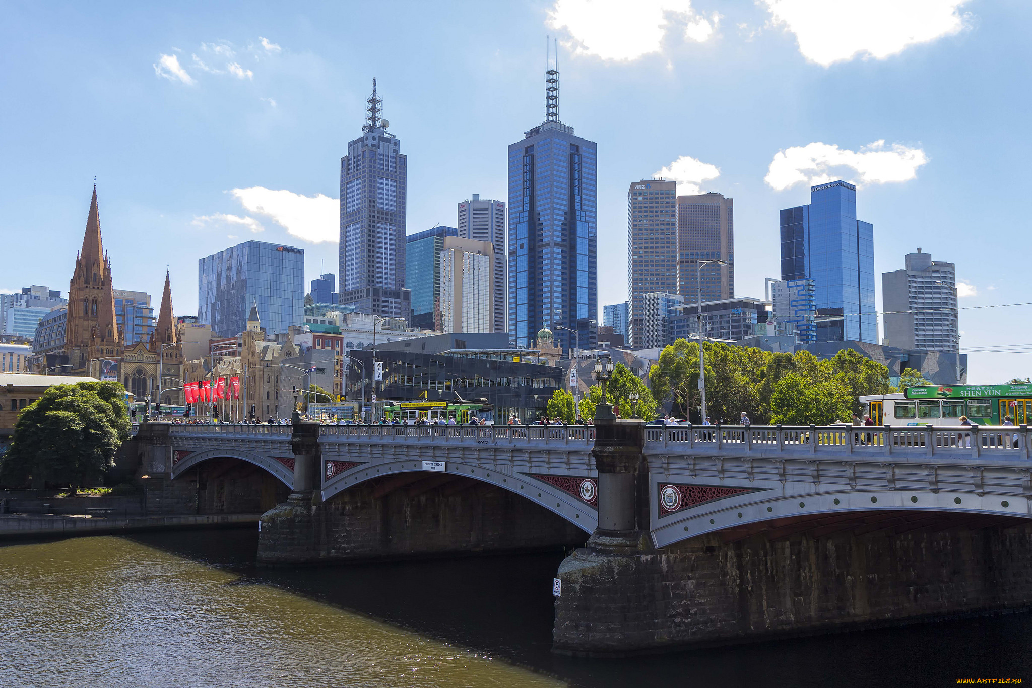 melbourne, города, мельбурн, , австралия, небоскребы, панорама