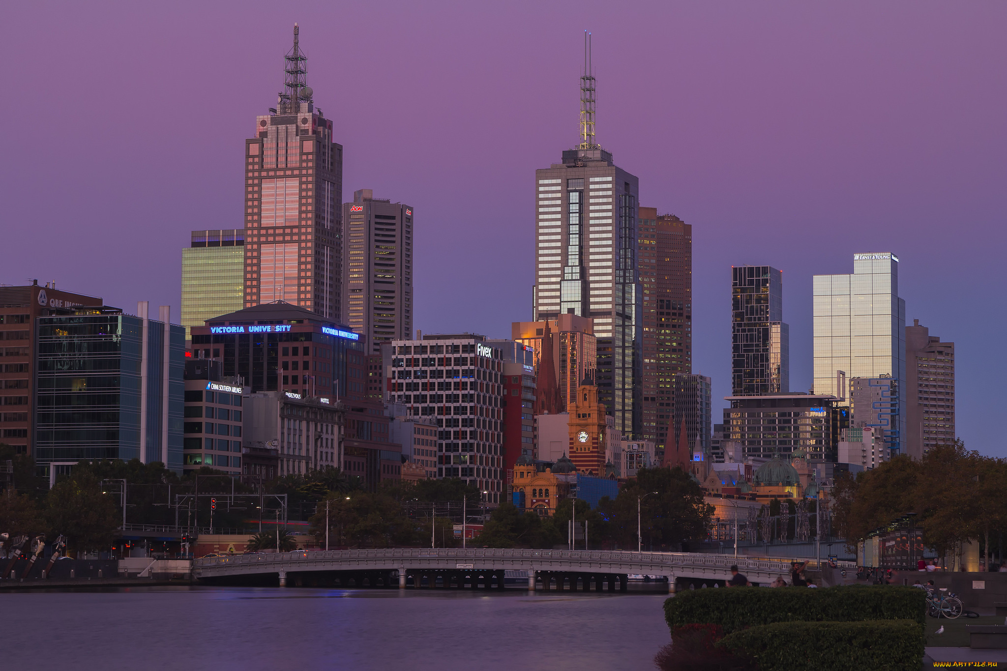 melbourne, города, мельбурн, , австралия, небоскребы, панорама