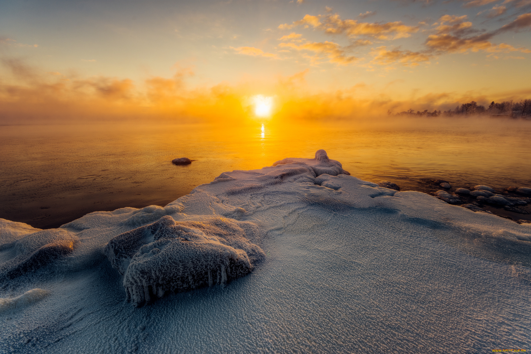 природа, восходы, закаты, простор