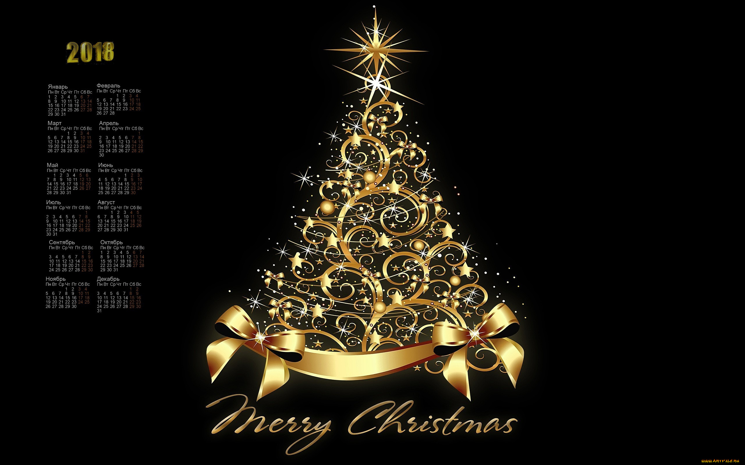 календари, праздники, , салюты, черный, фон, 2018, елка