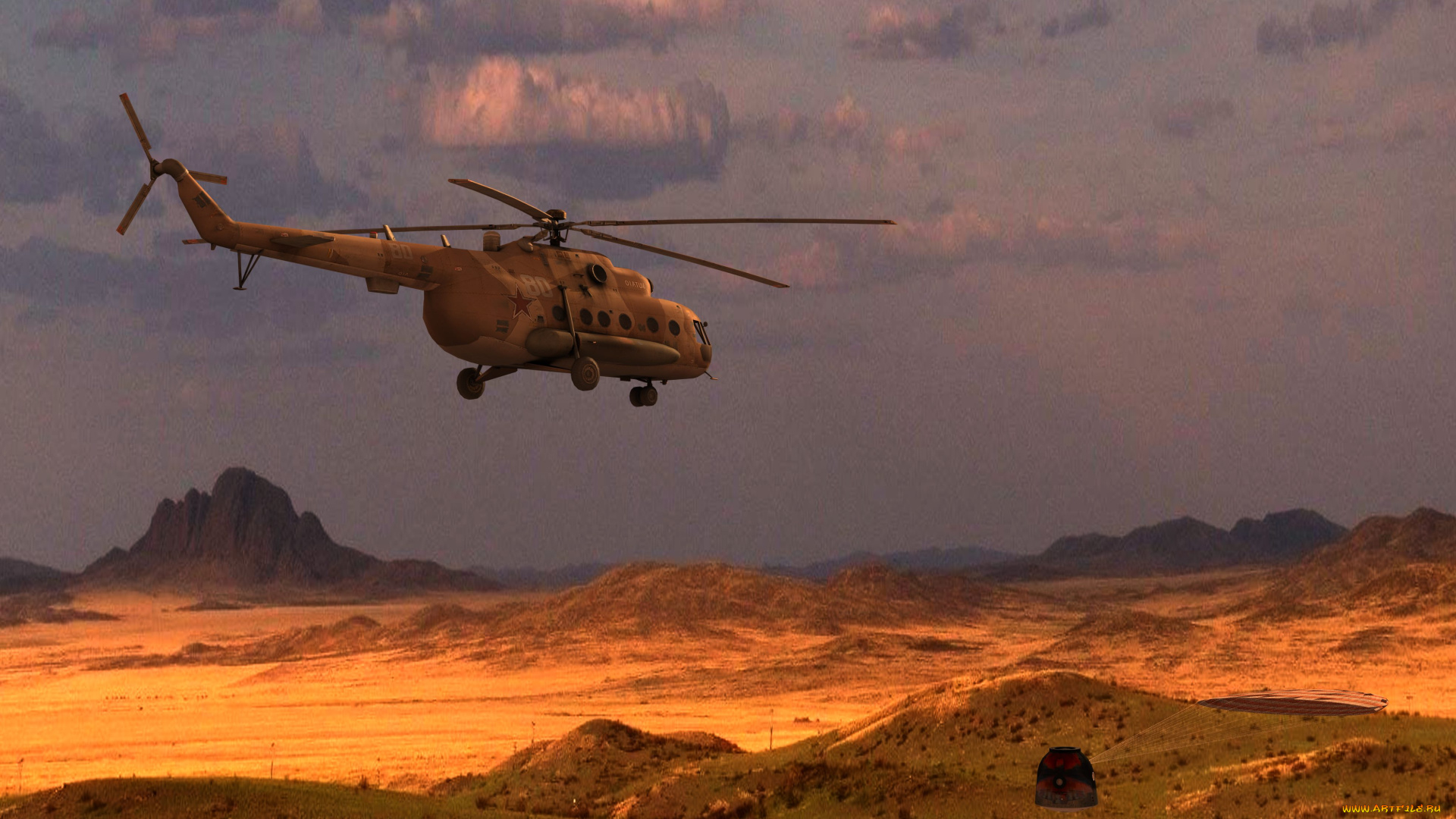 3д, графика, армия, , military, полет, вертолет