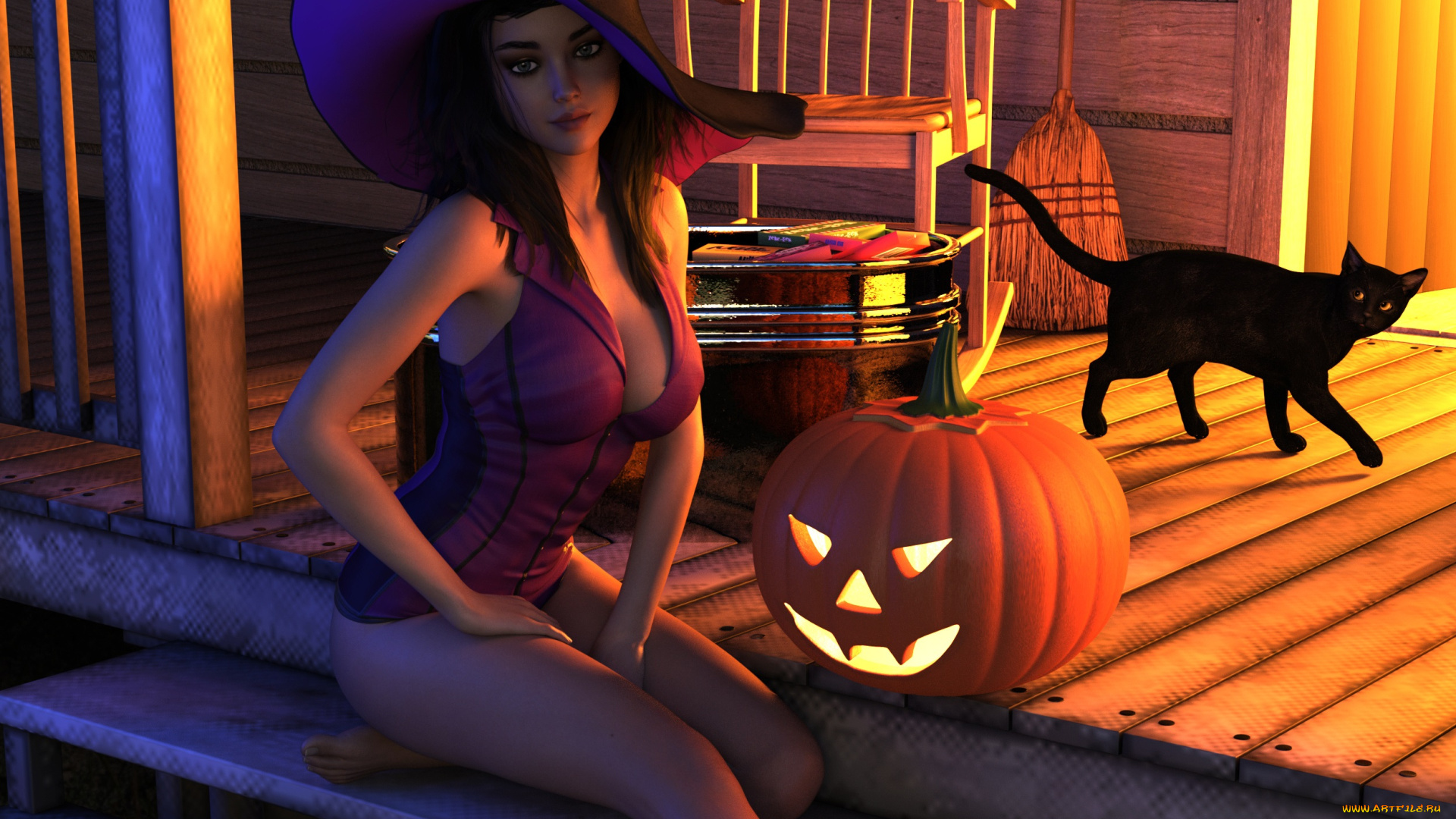 3д, графика, праздники, , holidays, фон, взгляд, девушка