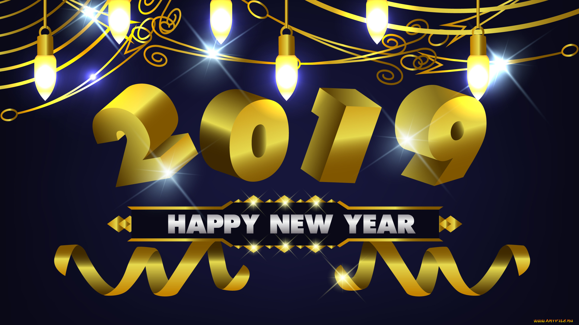 праздничные, векторная, графика, , новый, год, новый, год, фон, цифры