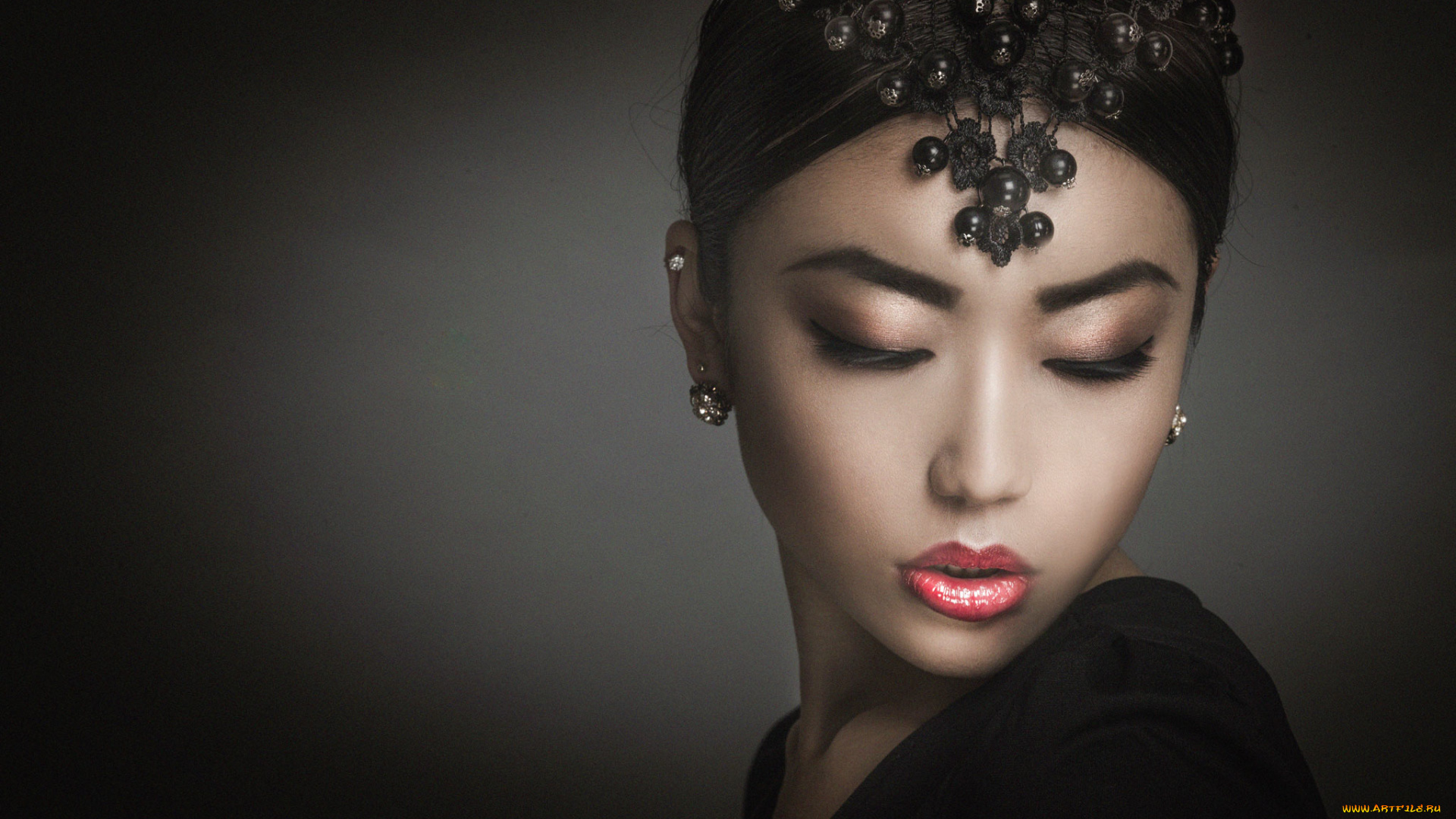 девушки, -unsort, , лица, , портреты, макияж, молодая, модель, украшение, портрет, взгляд, красотка, лицо, азиатка, девушка