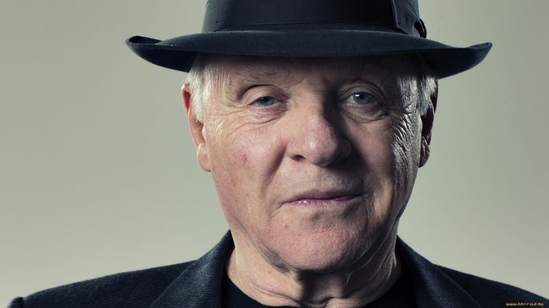 мужчины, anthony, hopkins, шляпа, лицо, актер