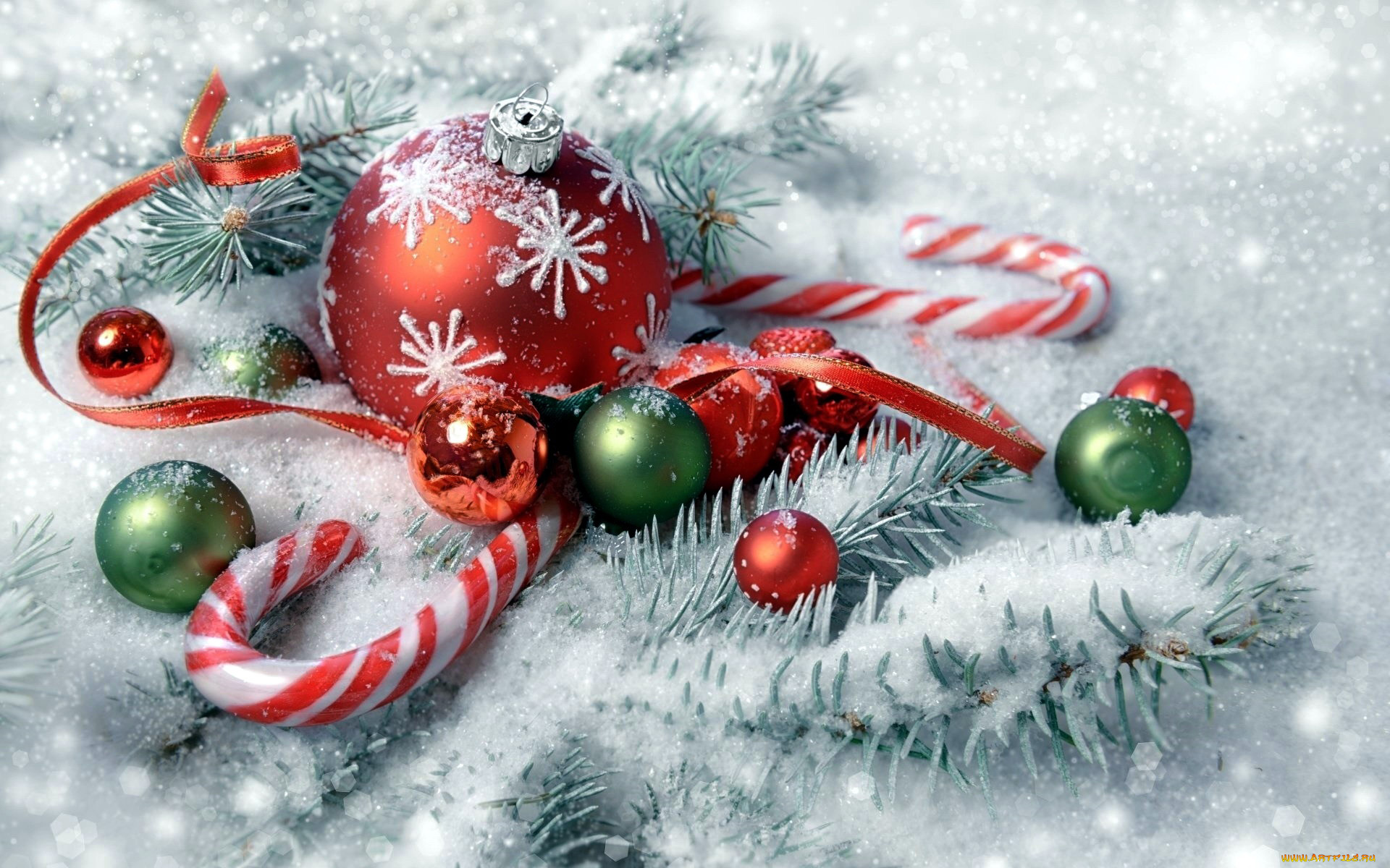 праздничные, шары, шарики, серпантин, ветки