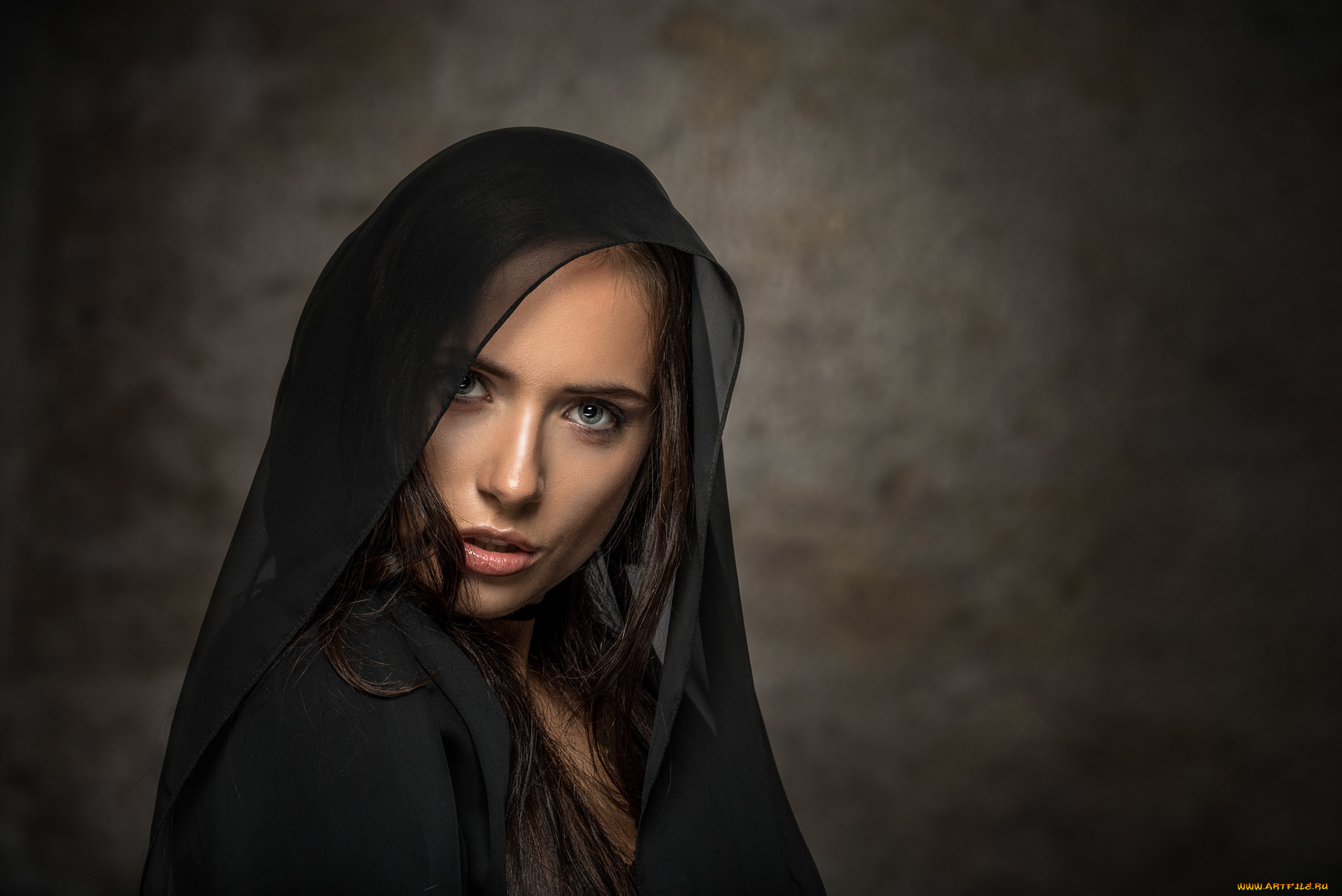 девушки, -unsort, , лица, , портреты, платок, портрет, лицо, красотка, модель, девушка