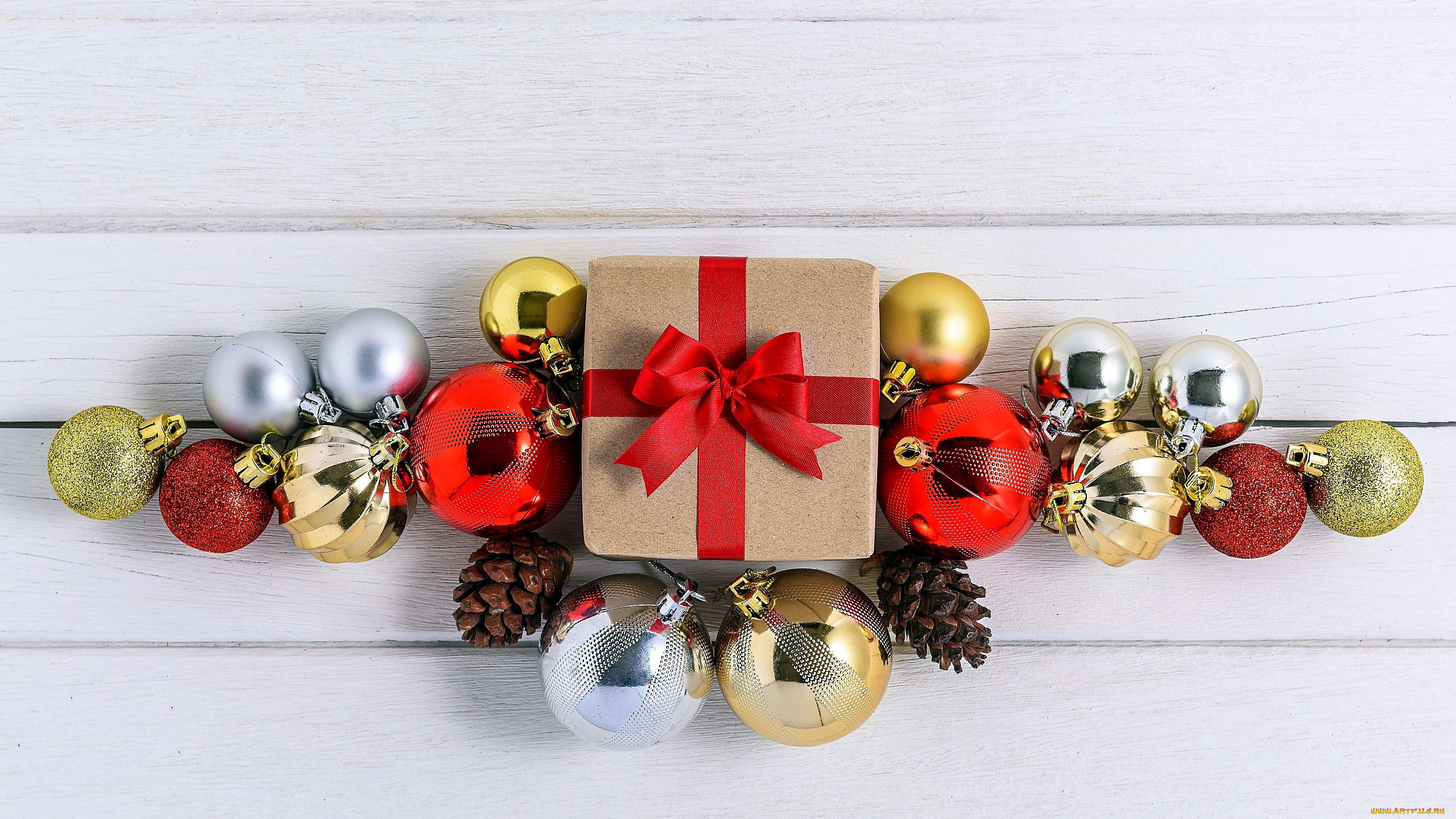 праздничные, шары, подарок, шарики, шишки
