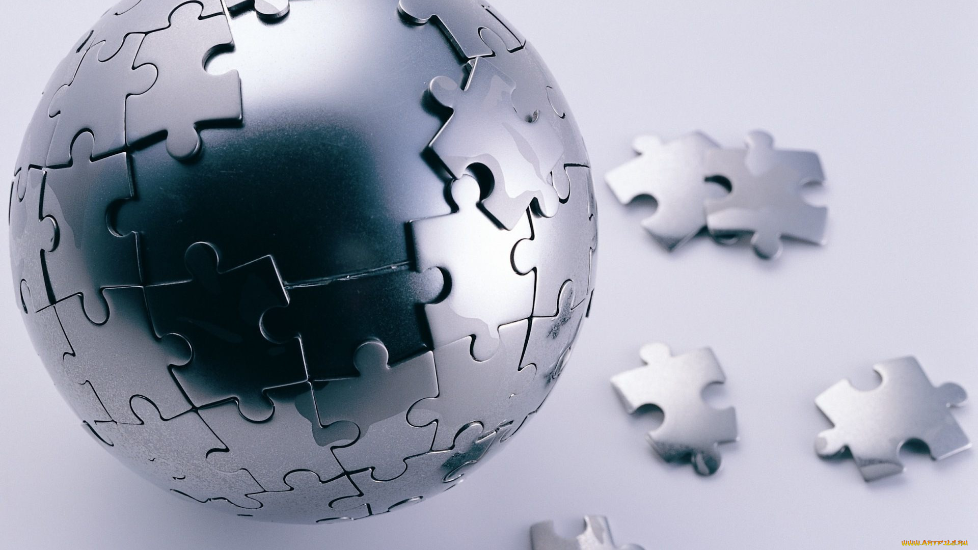 3д, графика, шары, , balls, шар, паззлы