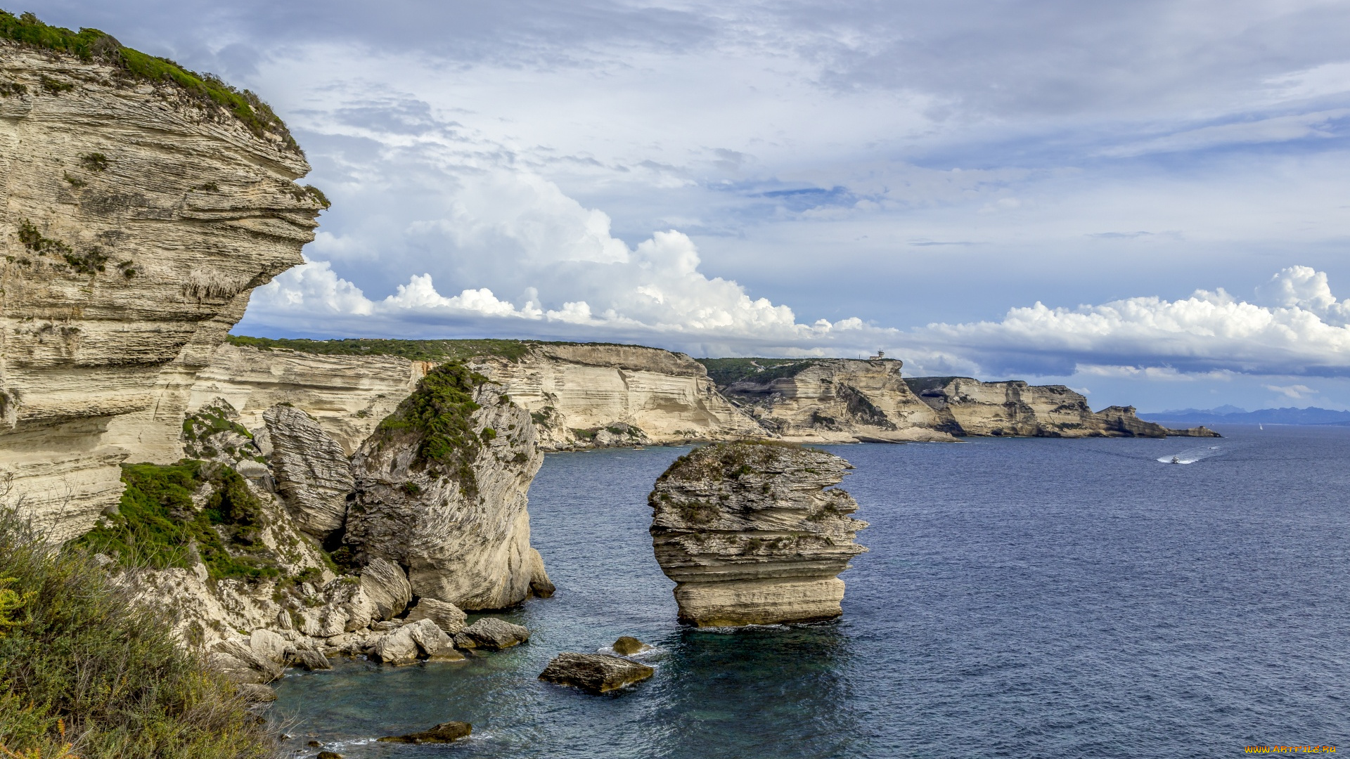 corsica, природа, побережье