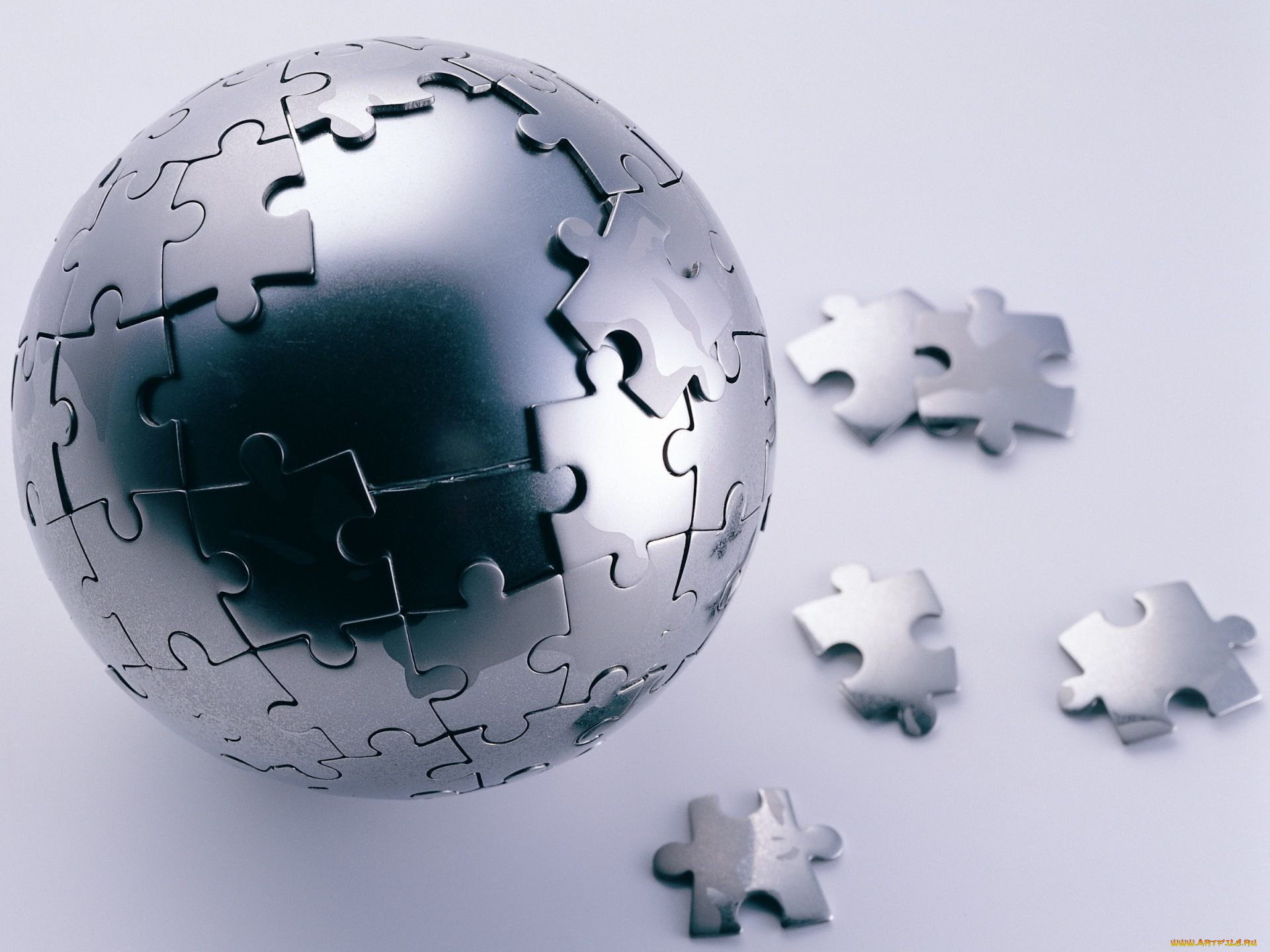 3д, графика, шары, , balls, шар, паззлы