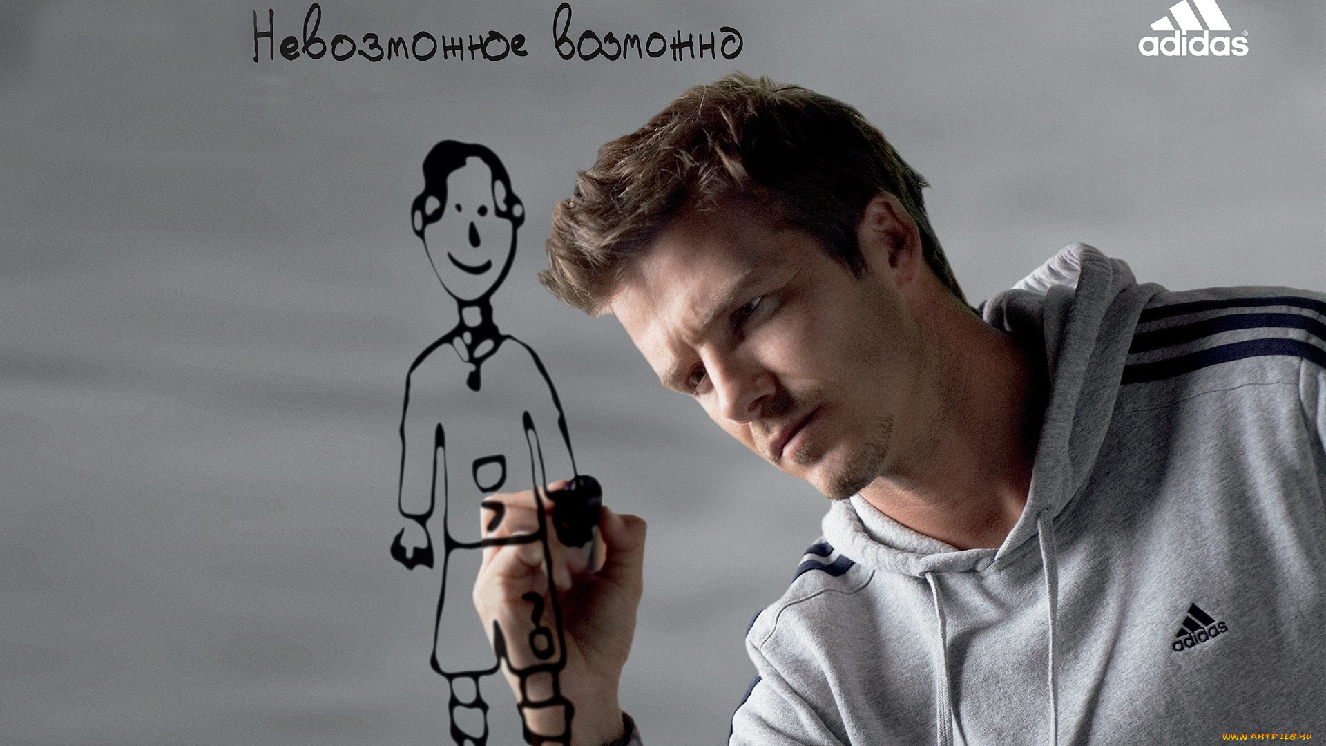 мужчины, david, beckham, спортсмен, кофта, рисунок