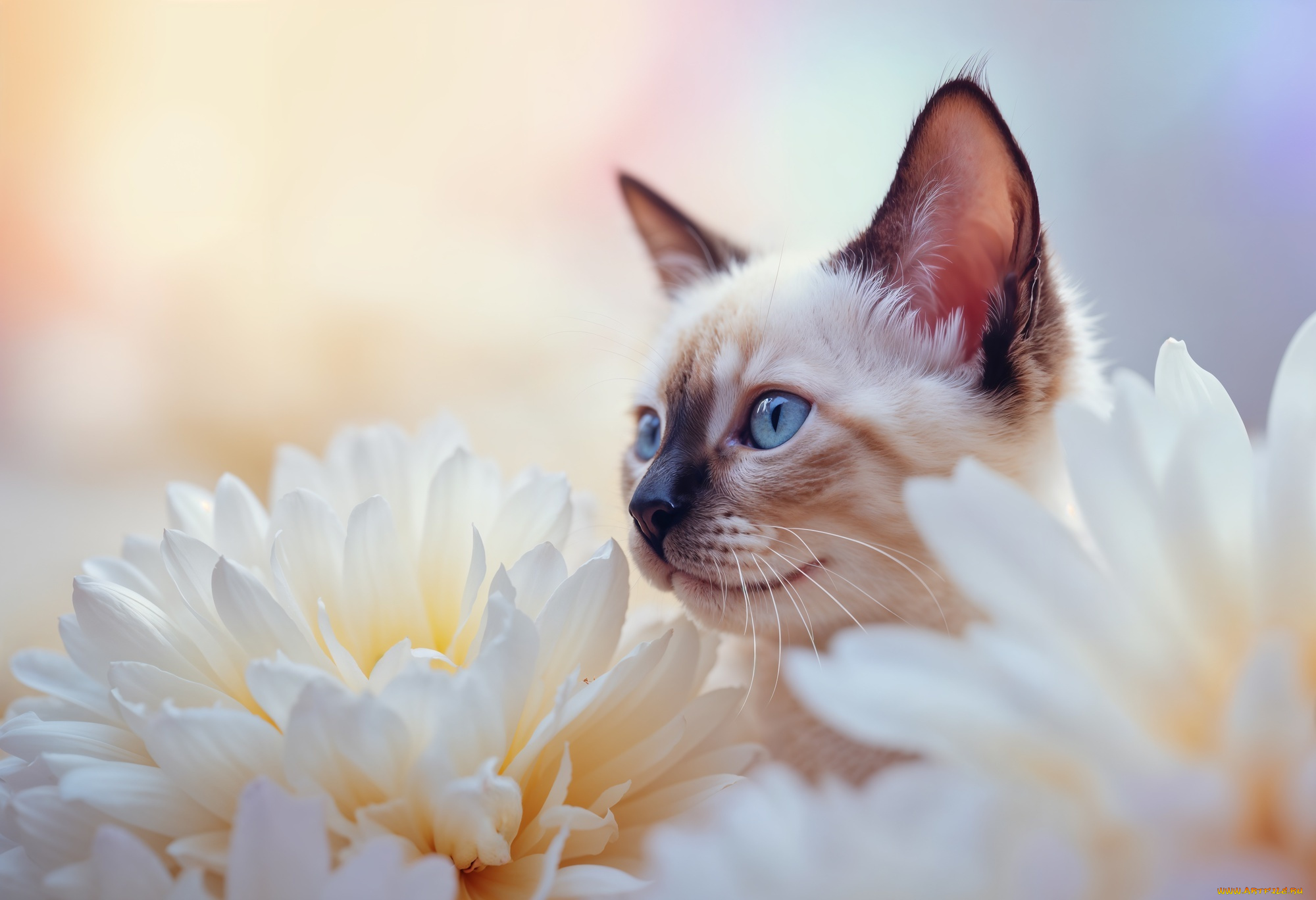 3д, графика, животные, , animals, кот, кошка