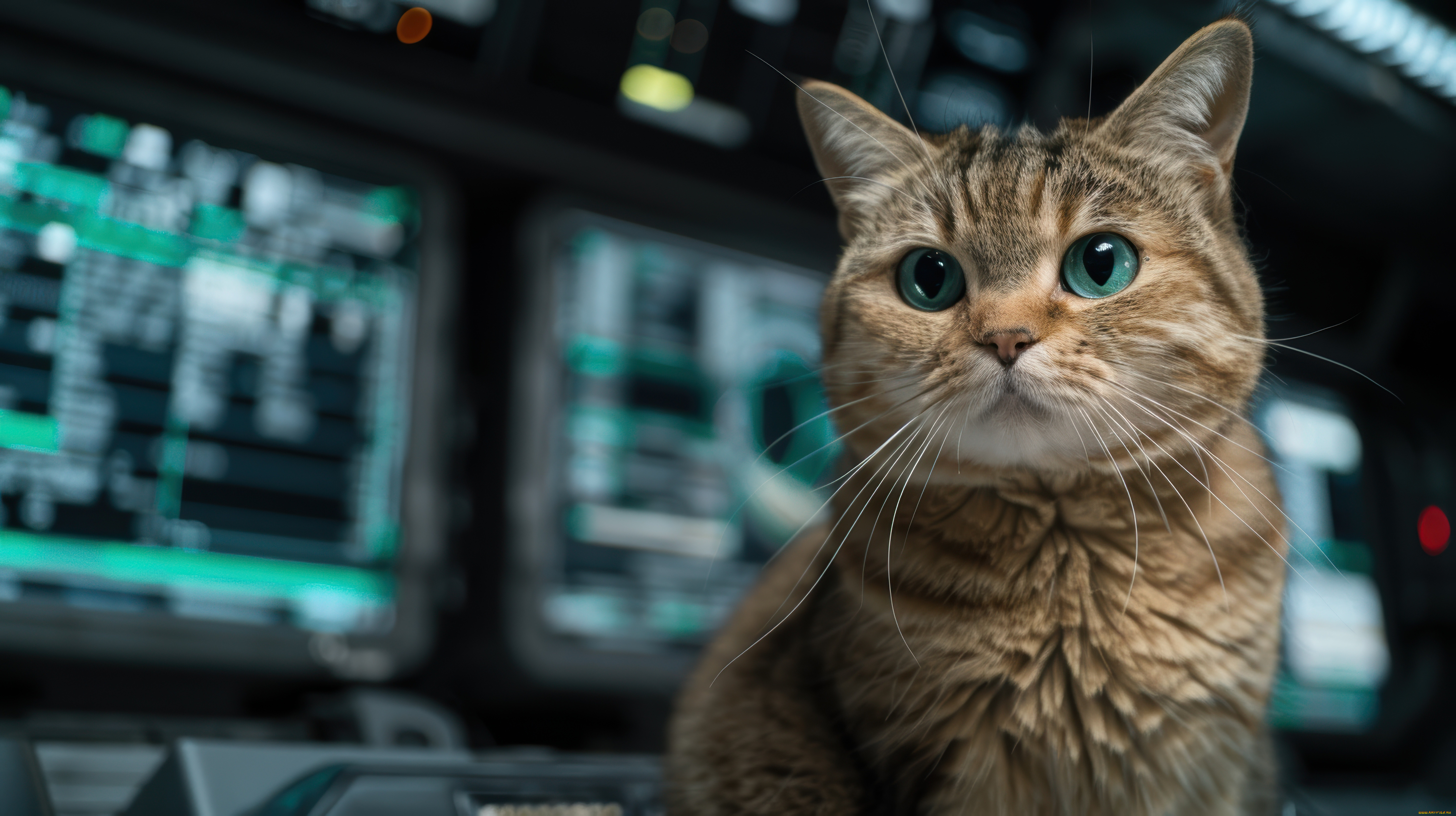 3д, графика, животные, , animals, кот, кошка