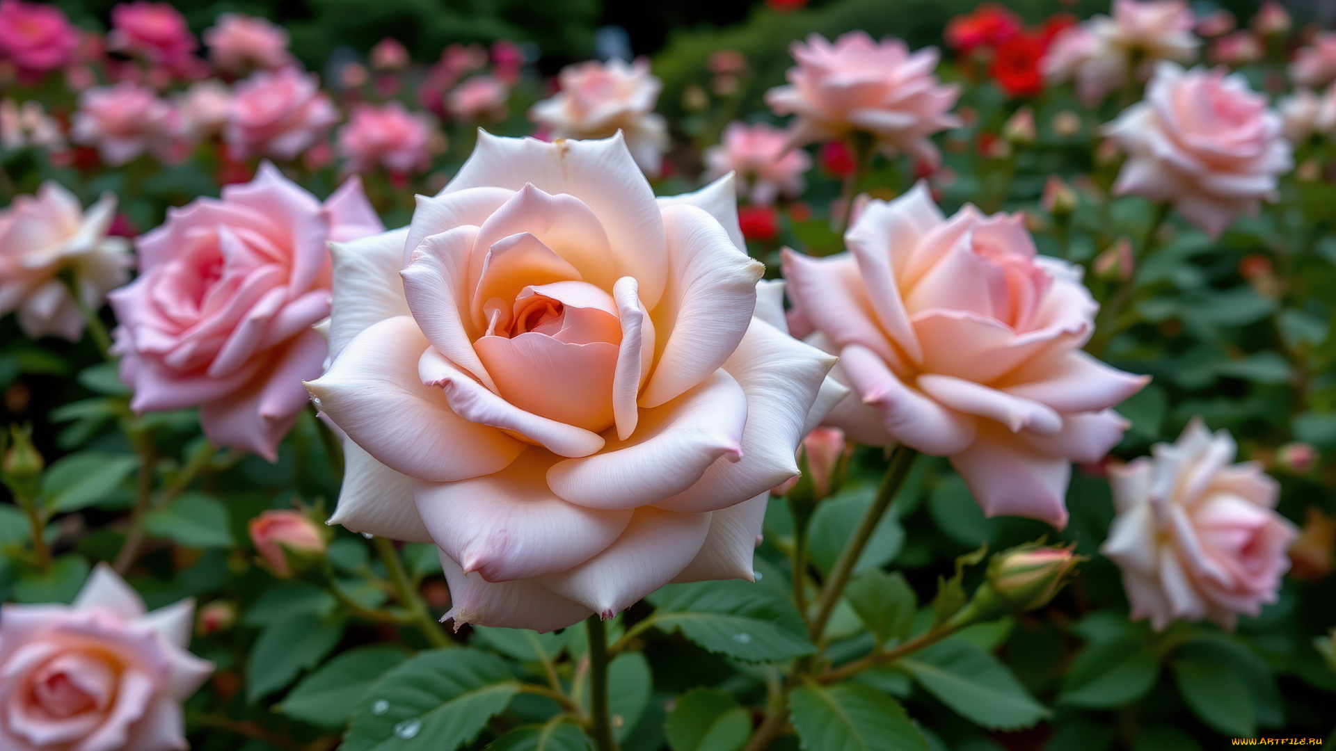 3д, графика, цветы, , flowers, нежные, розы