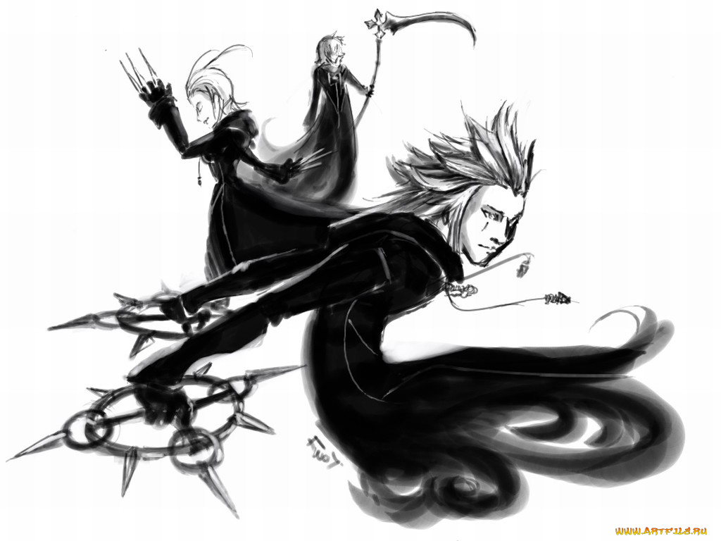 аниме, kingdom, hearts