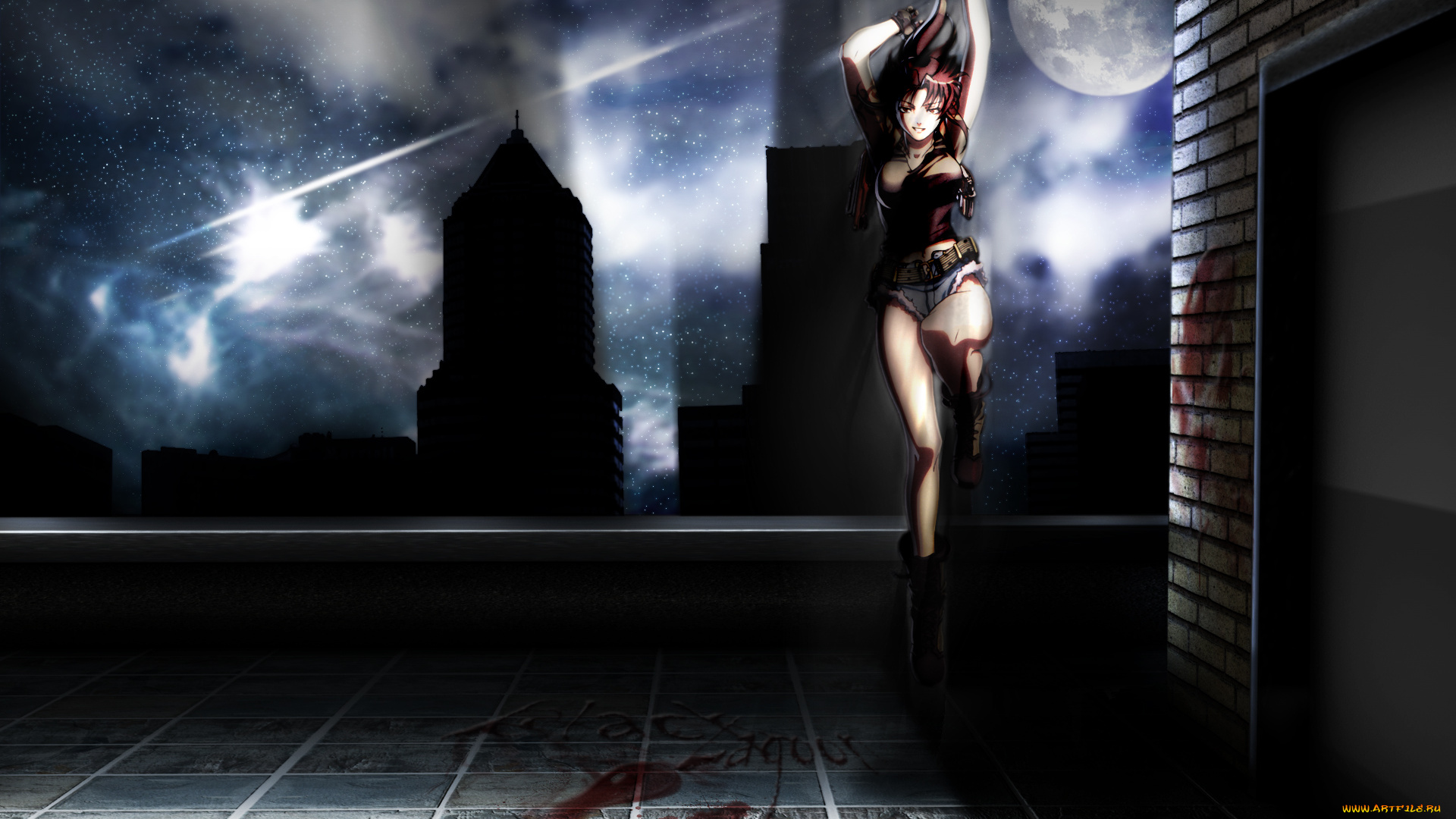 аниме, black, lagoon