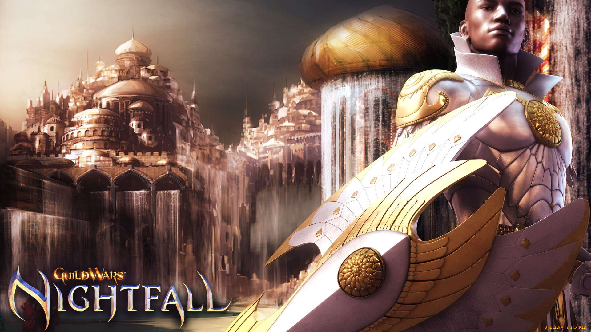 видео, игры, guild, wars, nightfall