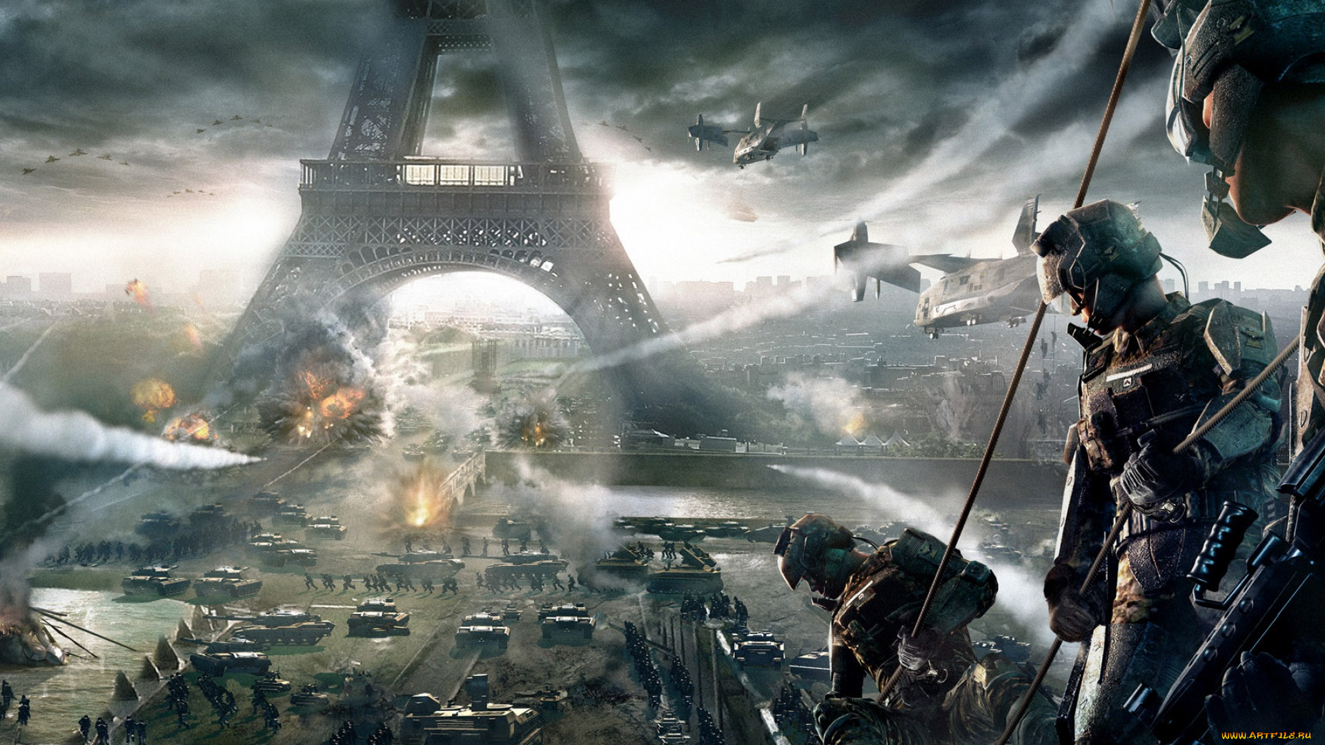 видео, игры, tom, clancy`s, endwar