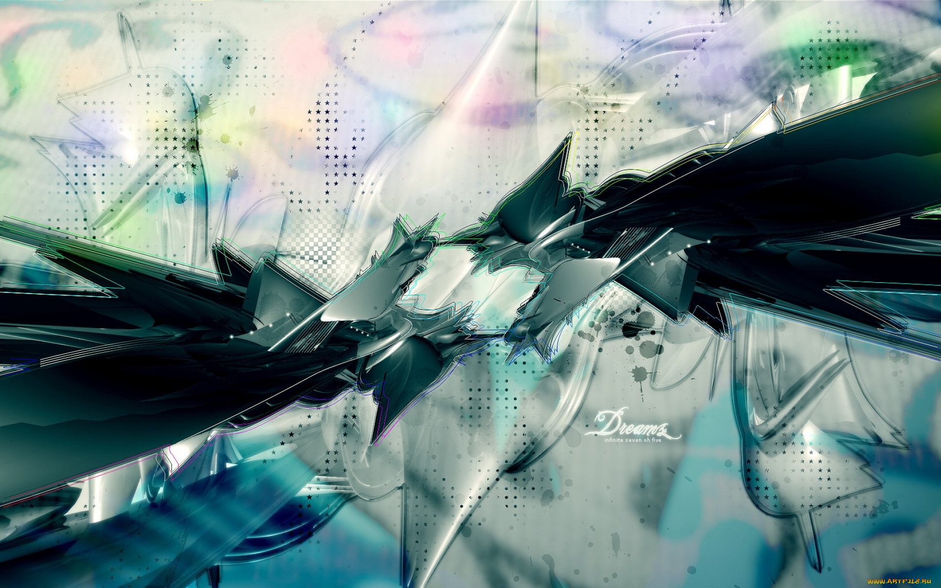 3д, графика, abstract, абстракции