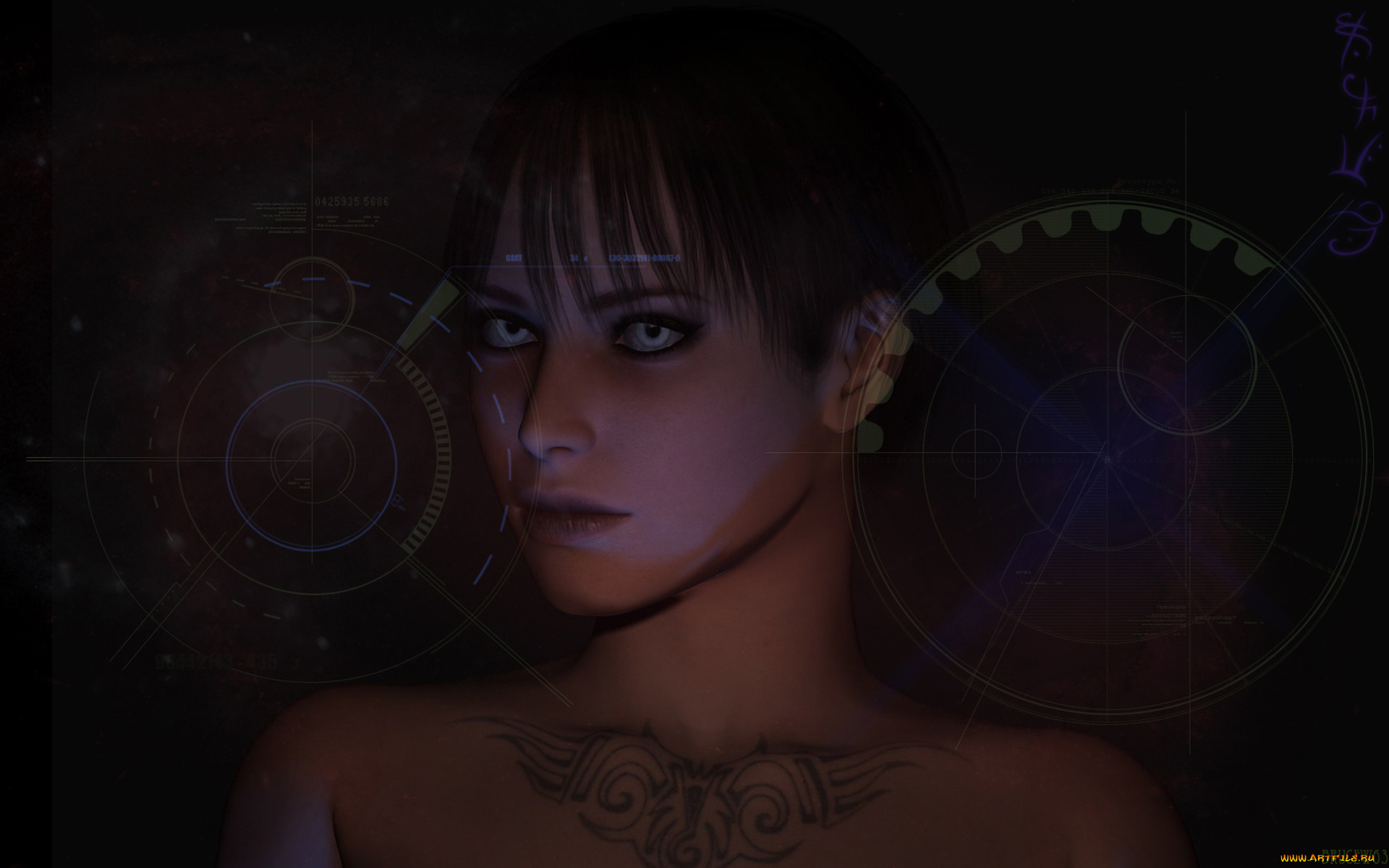 3д, графика, portraits, портрет