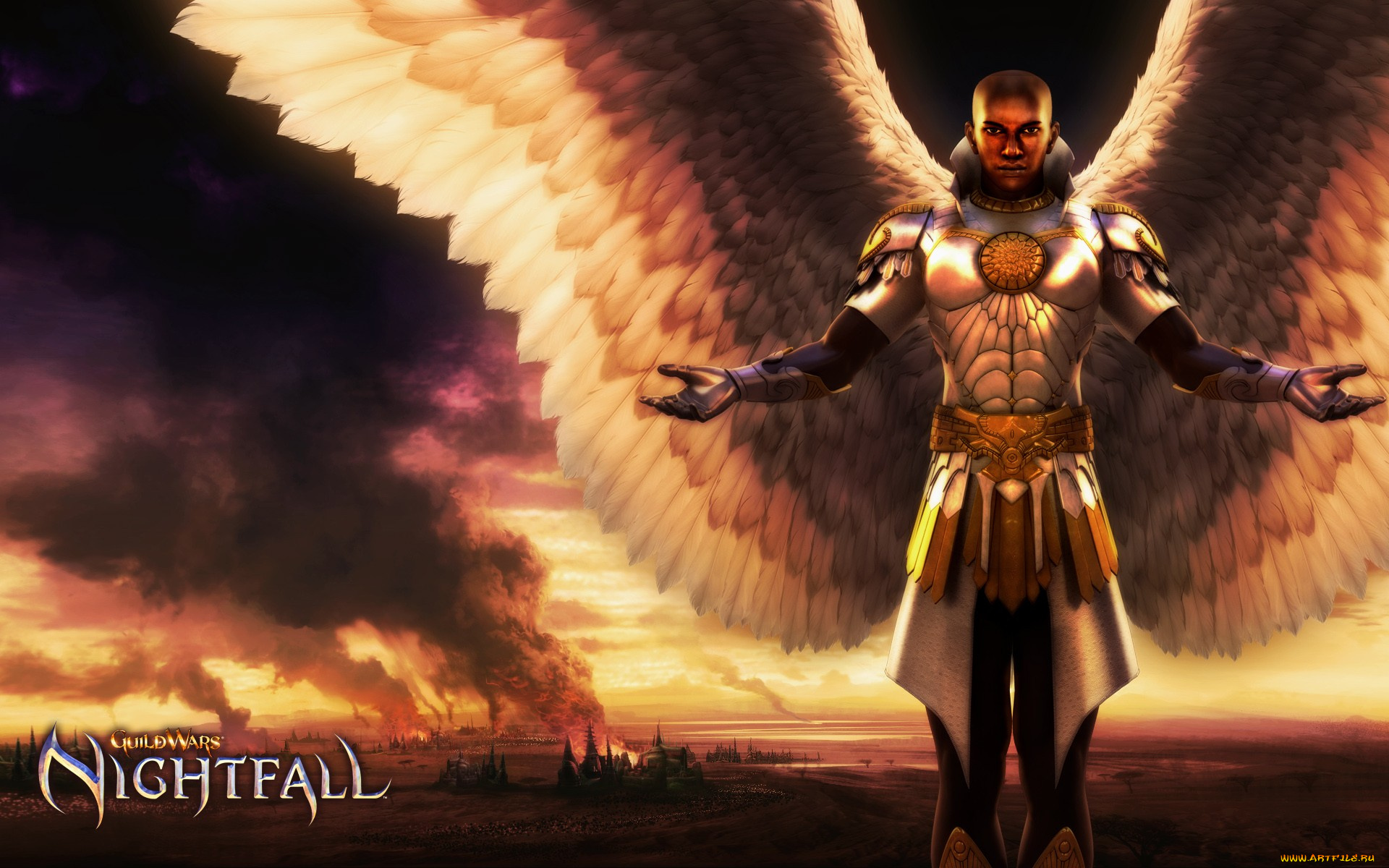 видео, игры, guild, wars, nightfall