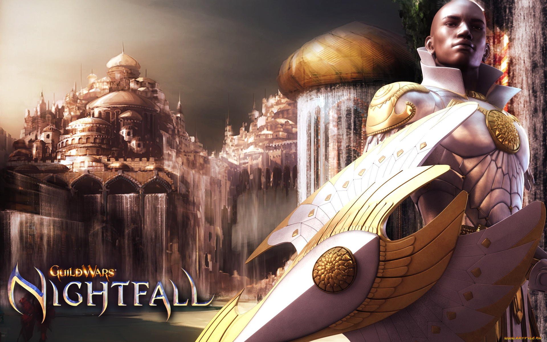 видео, игры, guild, wars, nightfall