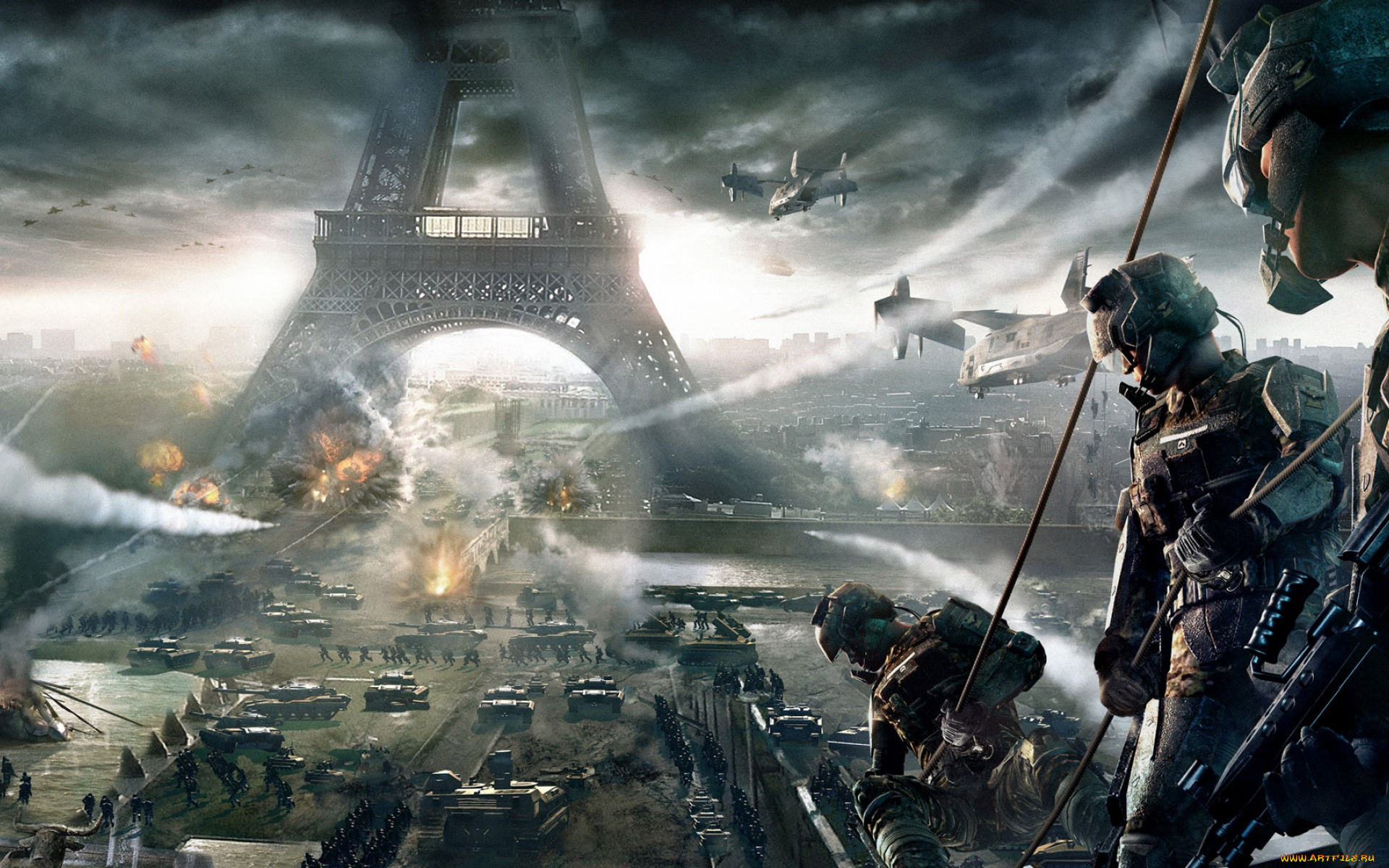 видео, игры, tom, clancy`s, endwar