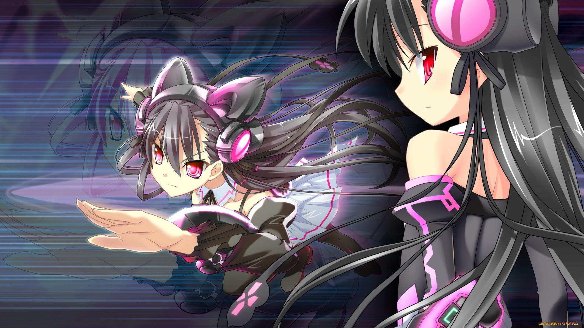 аниме, headphones, instrumental