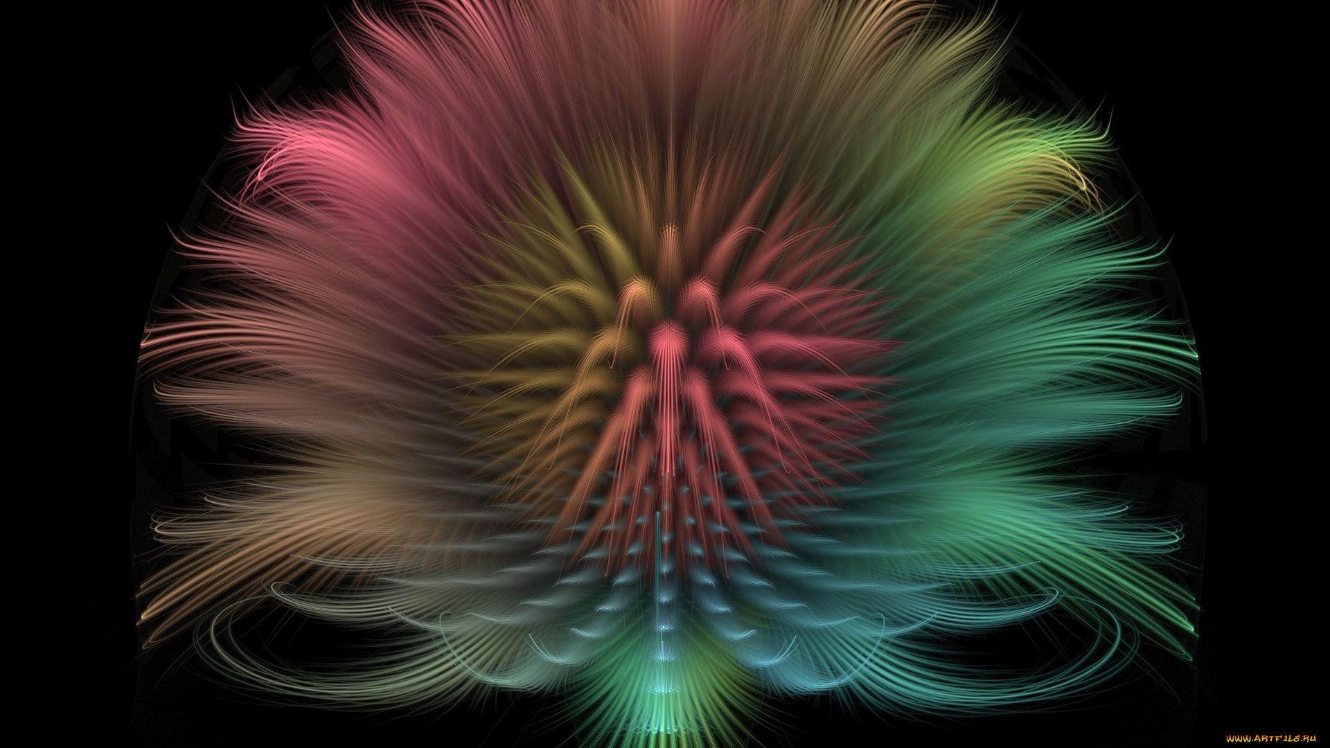 3д, графика, fractal, фракталы, фрактал, фон