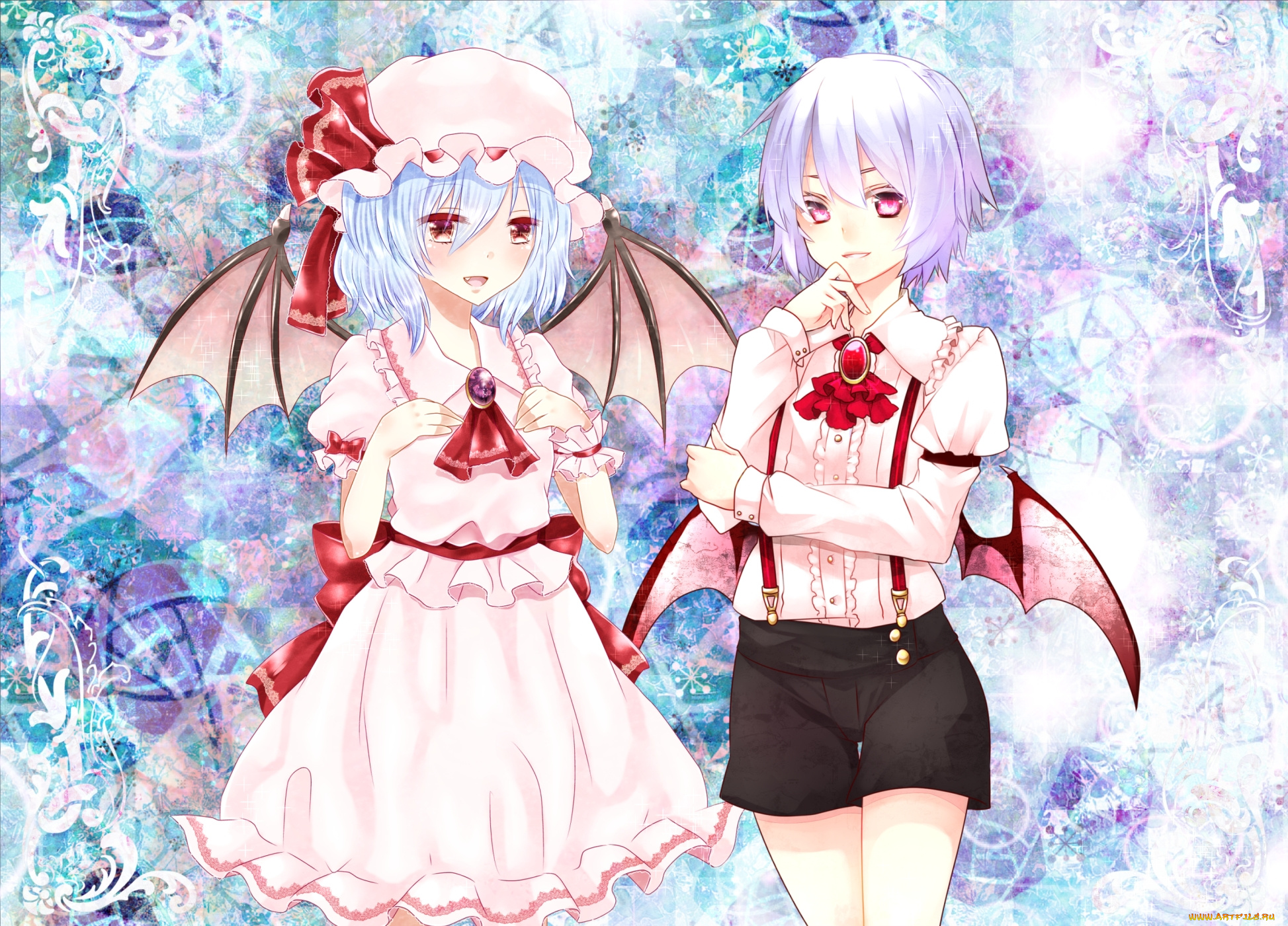 аниме, touhou, ремилия, скарлет