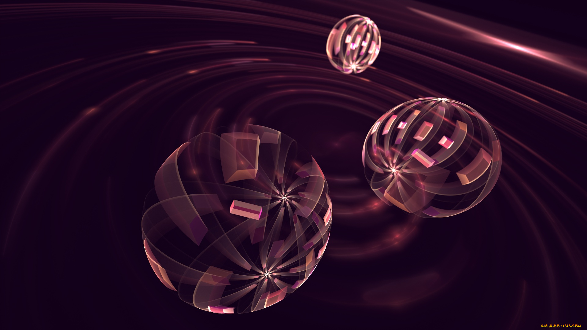 3д, графика, fractal, фракталы, фон, цвет, узор, линии, изгибы