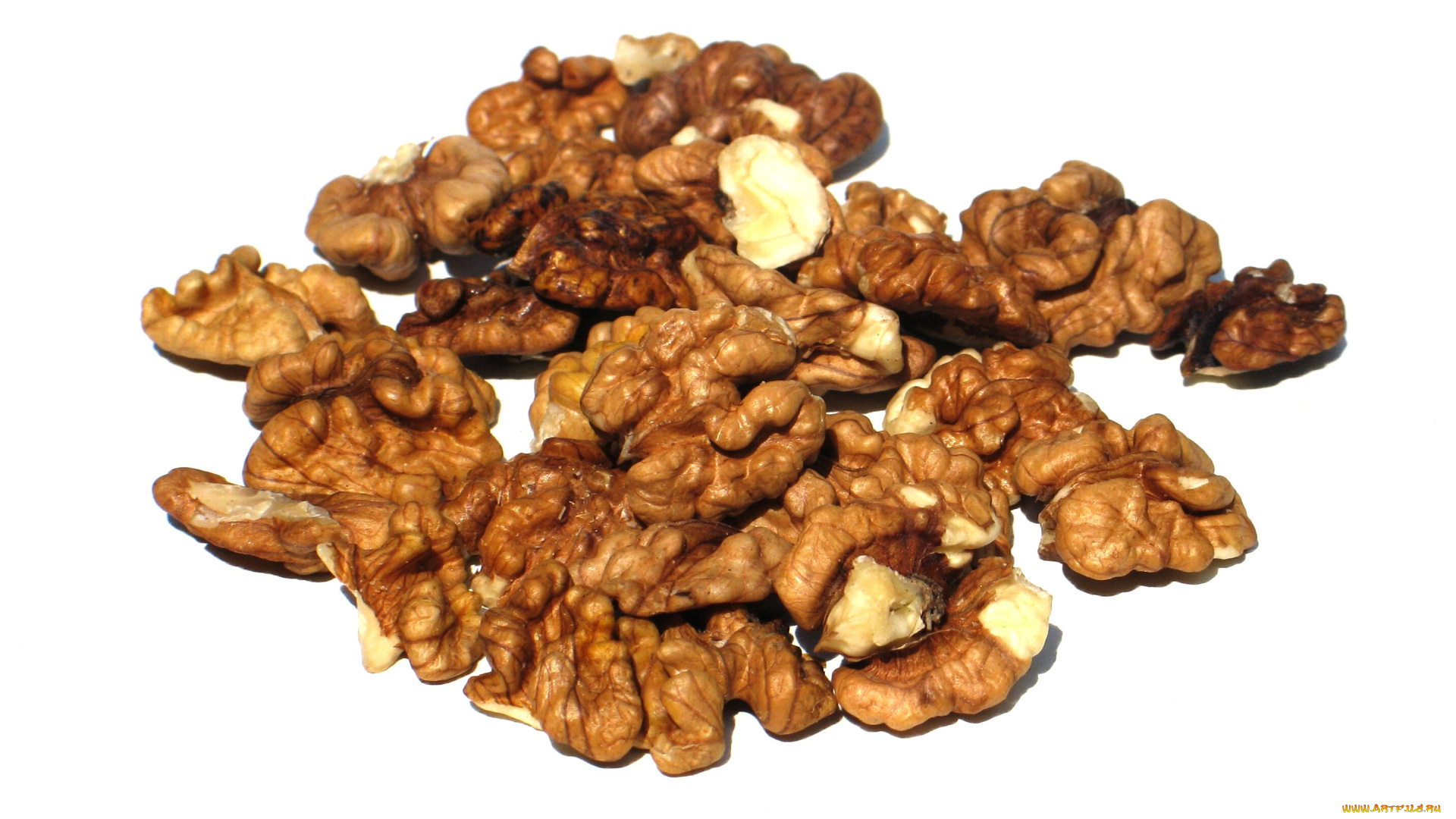 грецкие, орехи, еда, каштаны, чищенные, ядра