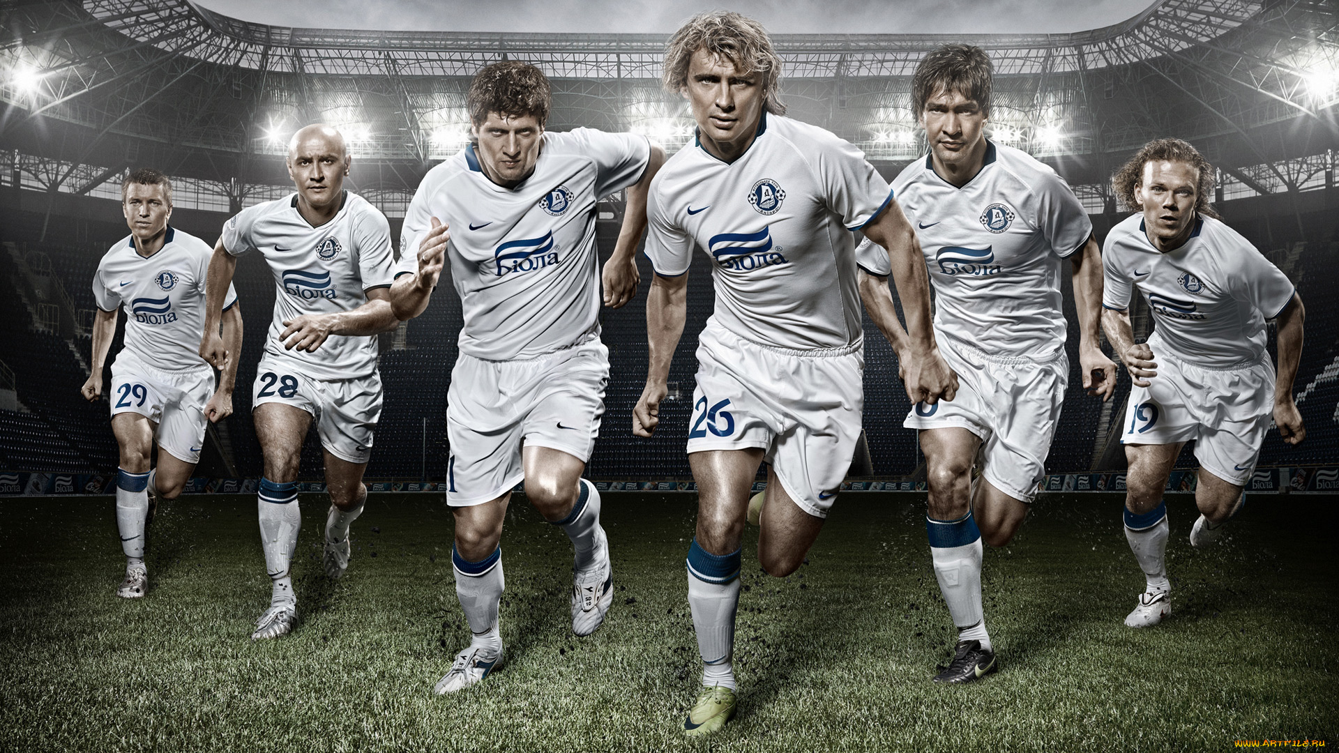 спорт, футбол, небо, газон, команда, днепр, биола