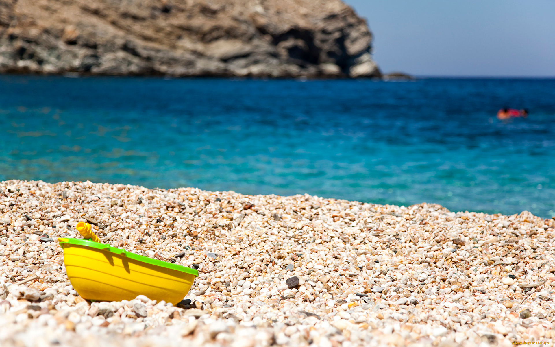 разное, игрушки, кораблик, пляж, море, берег