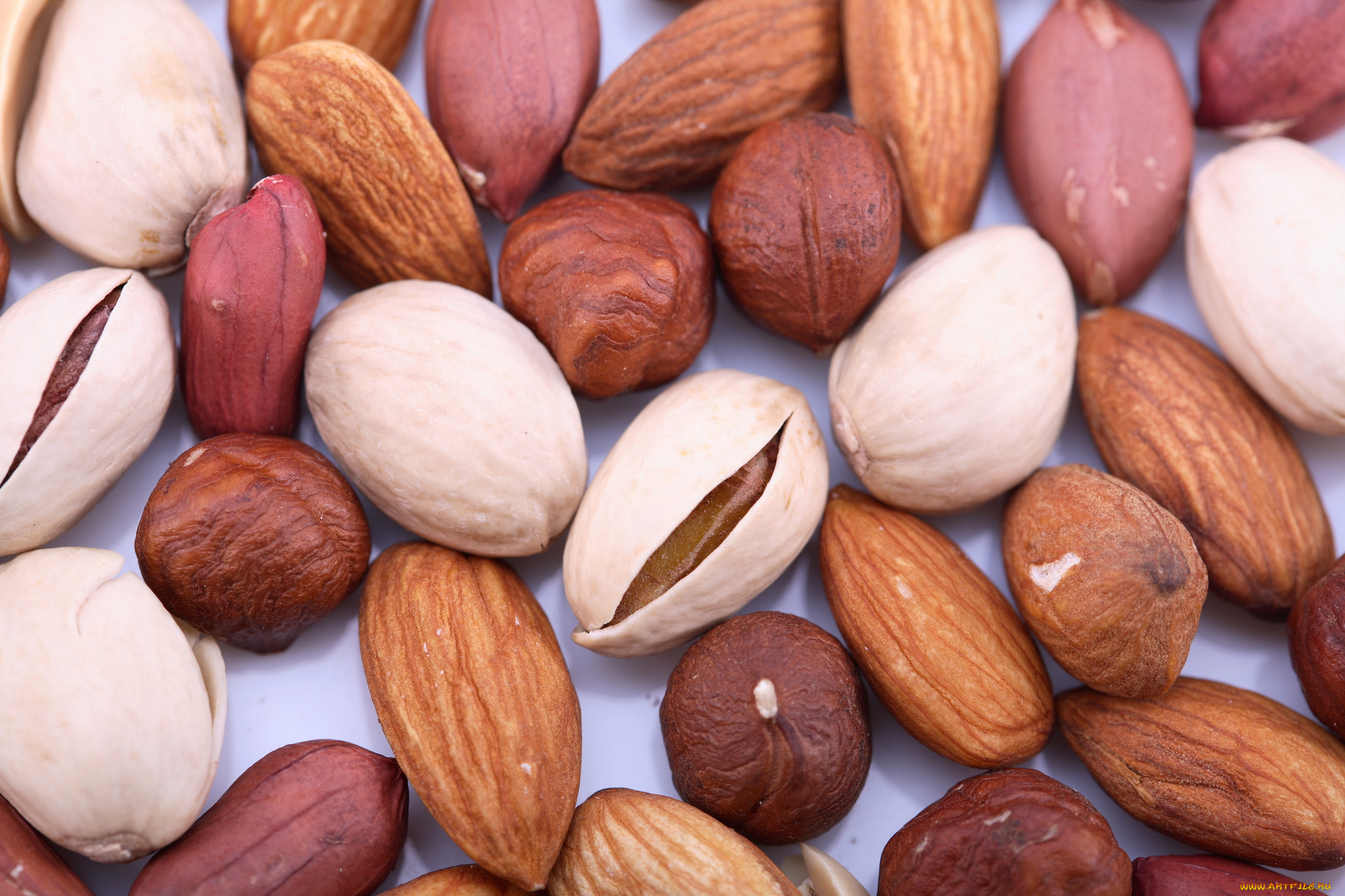 орешки, еда, орехи, каштаны, арахис, фисташки, миндаль, фундук, разные