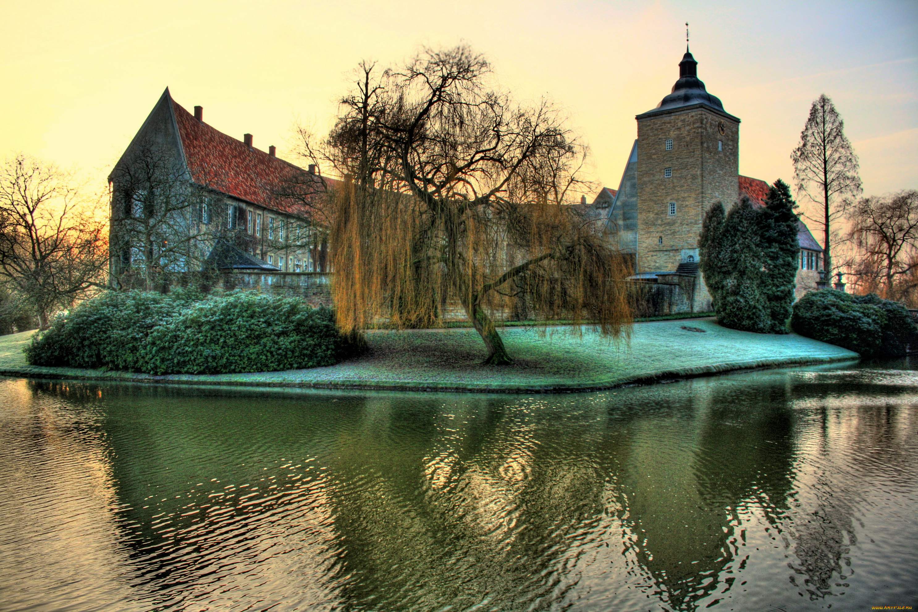замок, steinfurt, германия, города, дворцы, замки, крепости