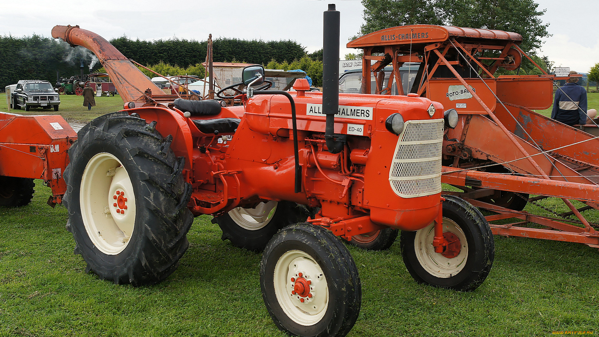allis, chalmers, ed-40, tractor, техника, тракторы, трактор, колесный