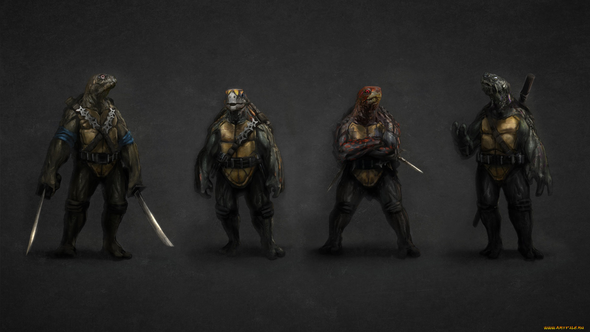 Черепашки, ниндзя, фэнтези, существа, Черепашки, ниндзя, teenage, mutant, ninja, turtles, tmnt