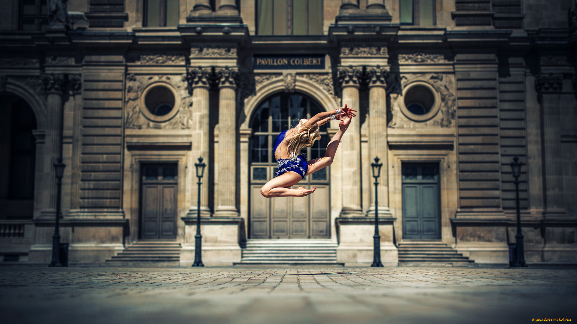 девушки, -unsort, , блондинки, прыжок