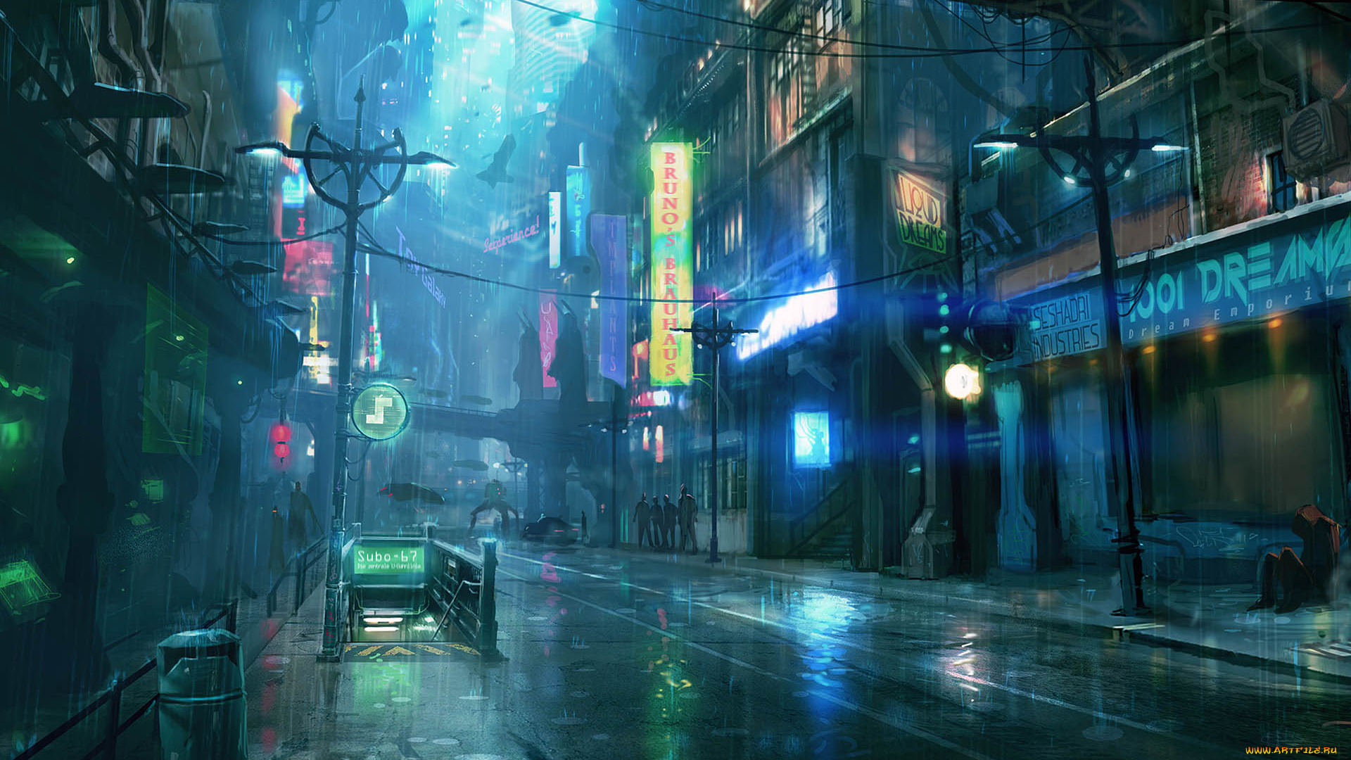 dreamfall, , chapters, видео, игры, город, улица