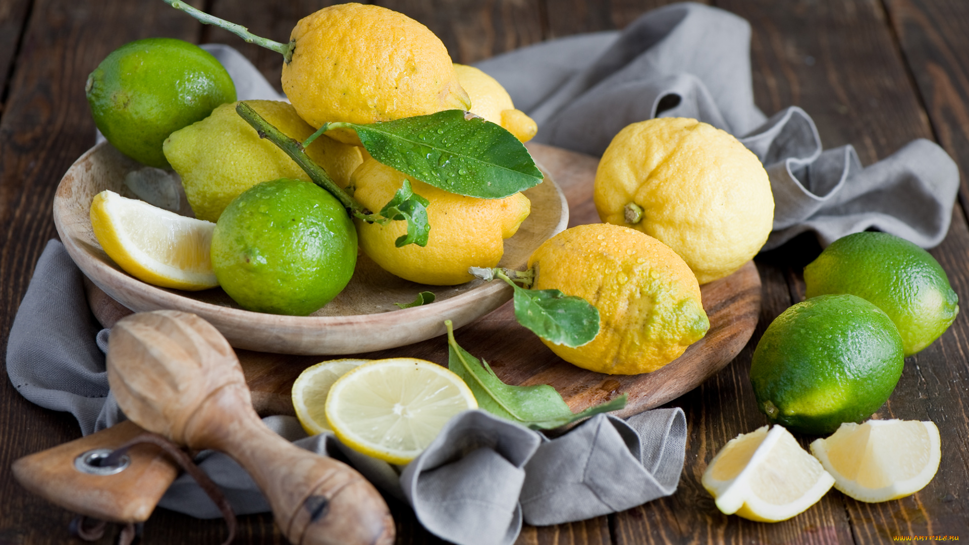 еда, цитрусы, лайм, лимоны