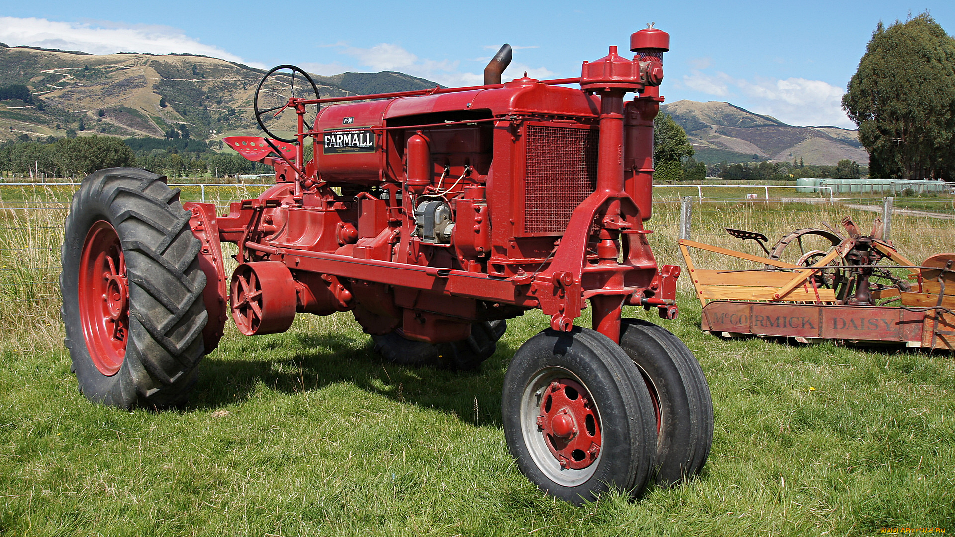 farmall, f-30, tractor, техника, тракторы, трактор, колесный