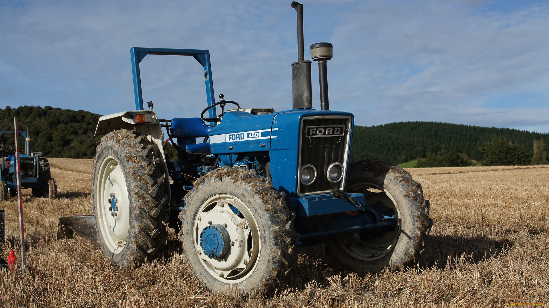 ford, 4600, tractor, техника, тракторы, трактор, колесный