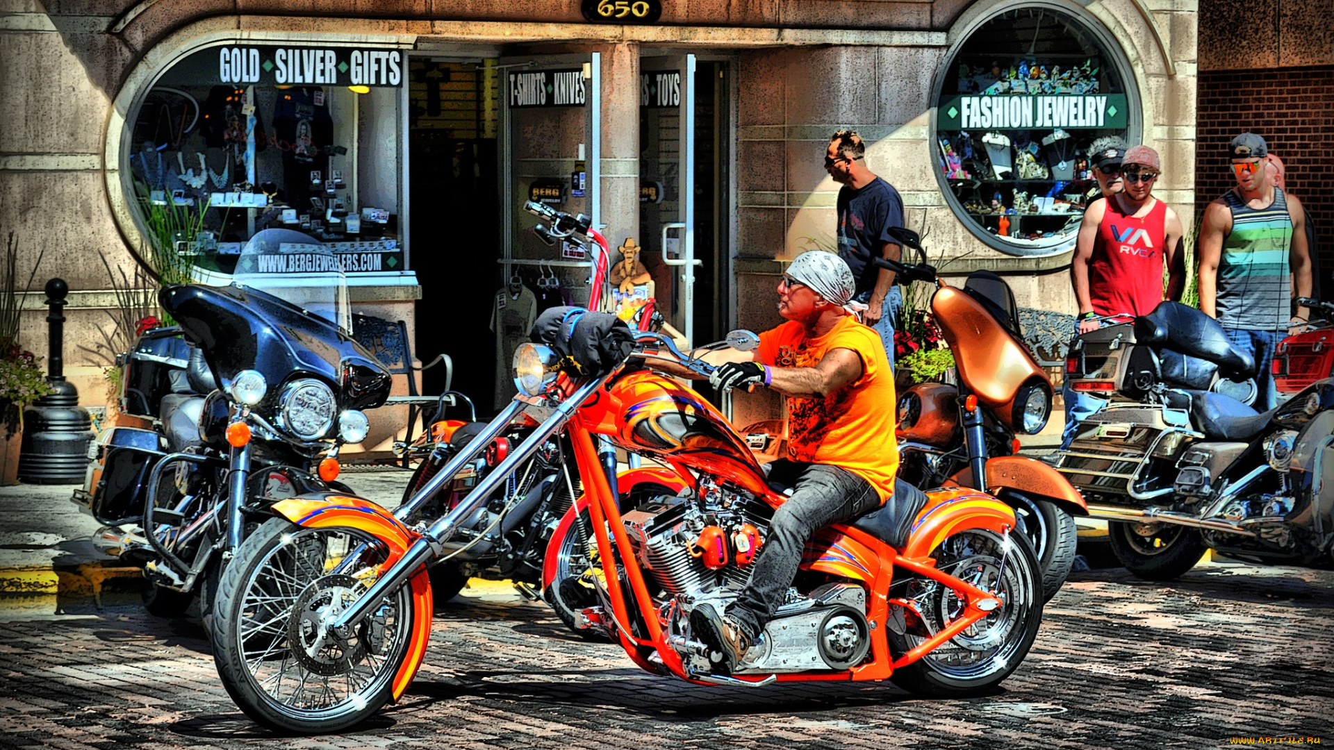 мотоциклы, customs, байк, седок