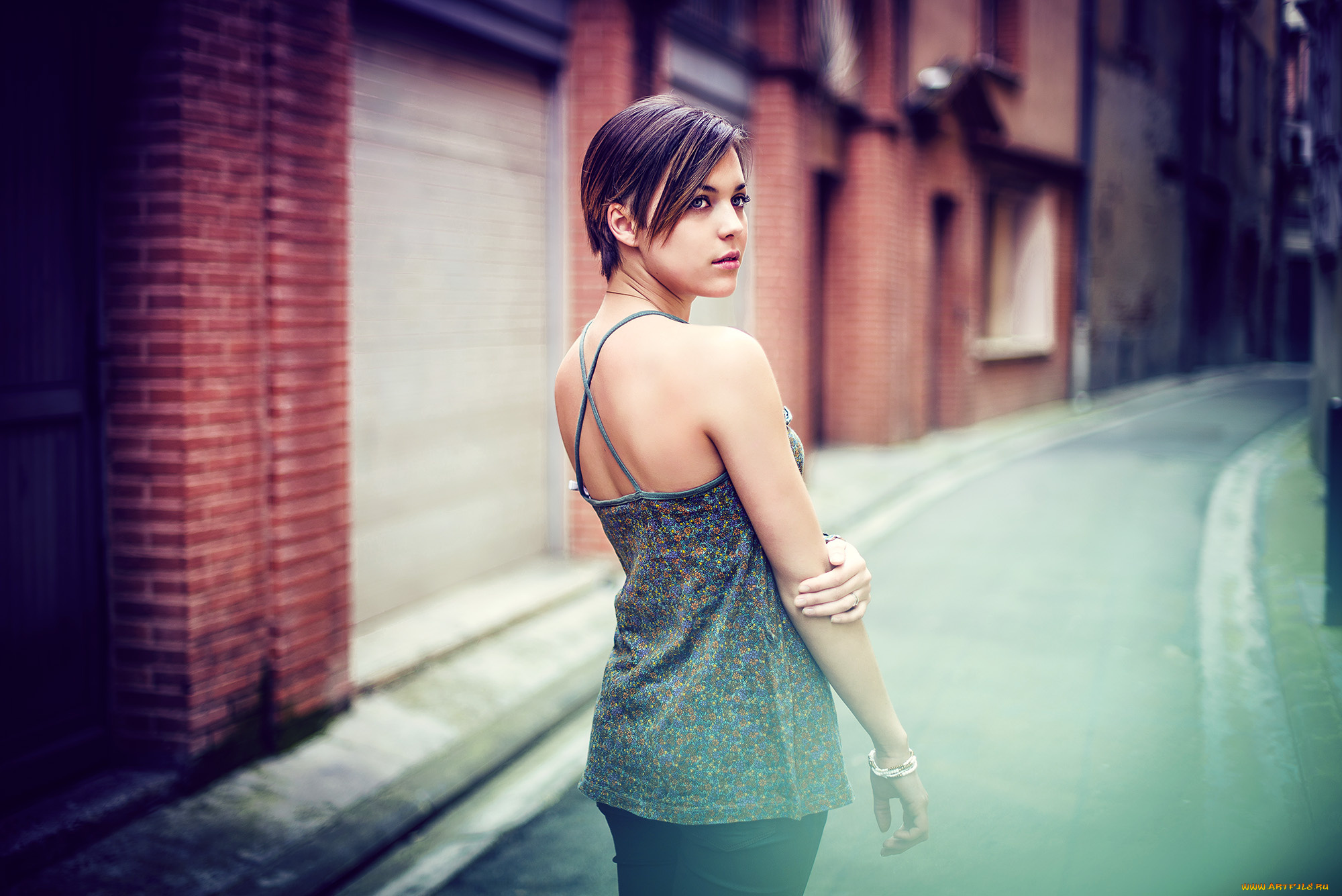 девушки, -unsort, , брюнетки, , шатенки, улица